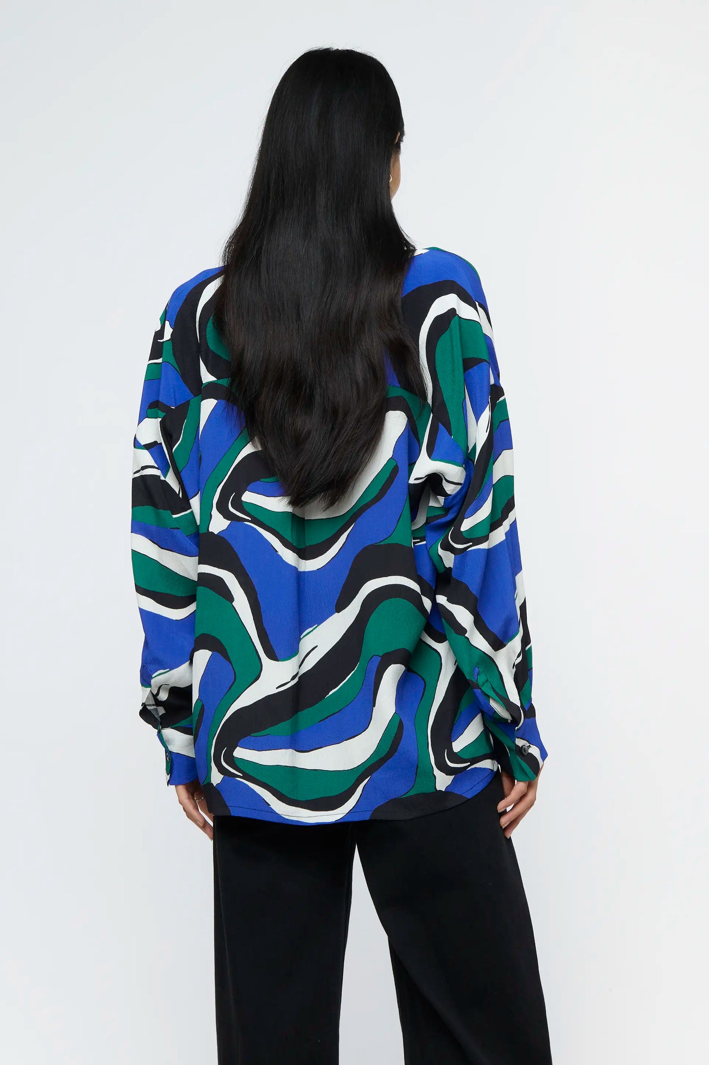 Camisa fluida estampado Niger