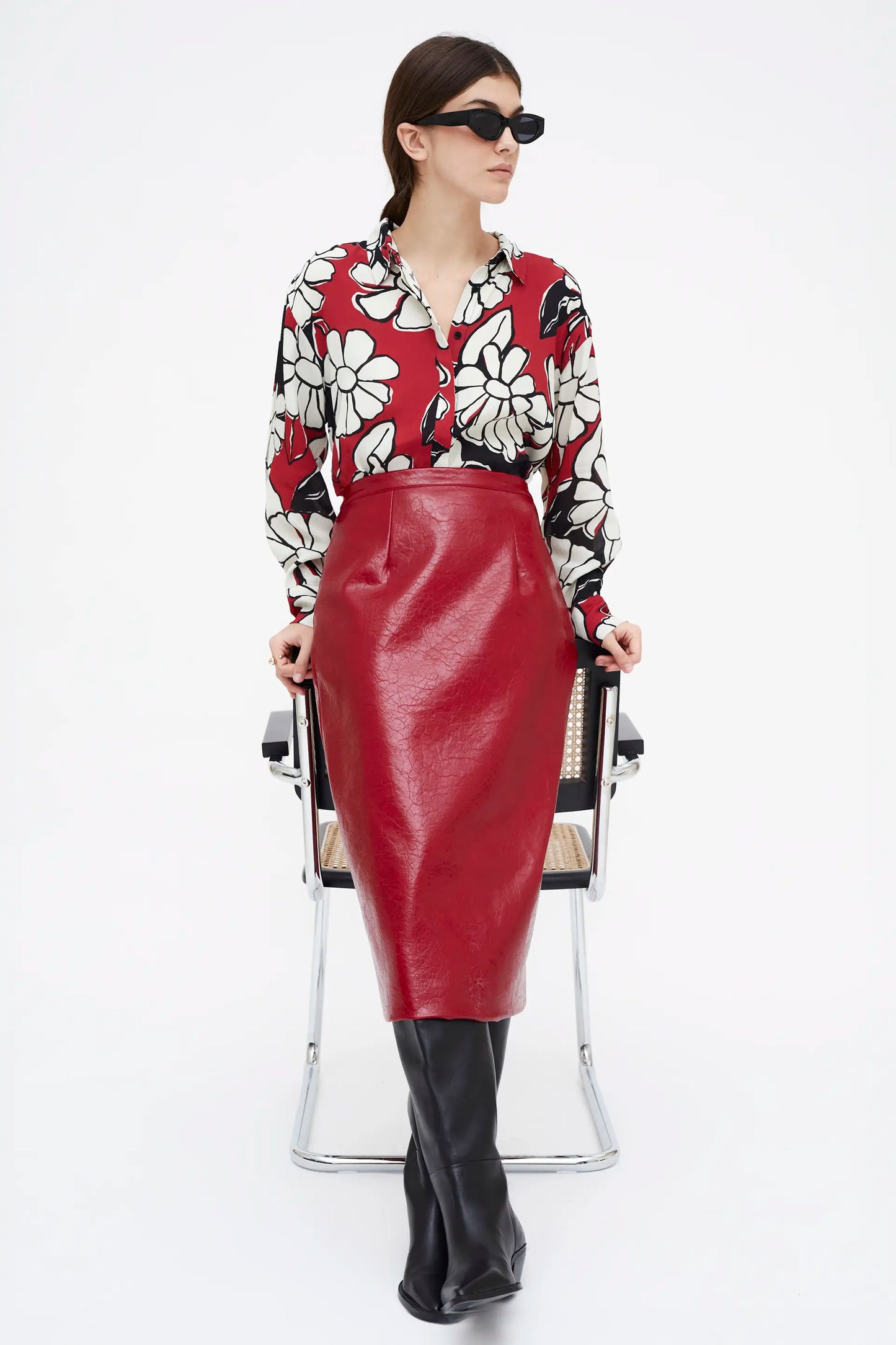 Camisa estampado Blooming Sunset