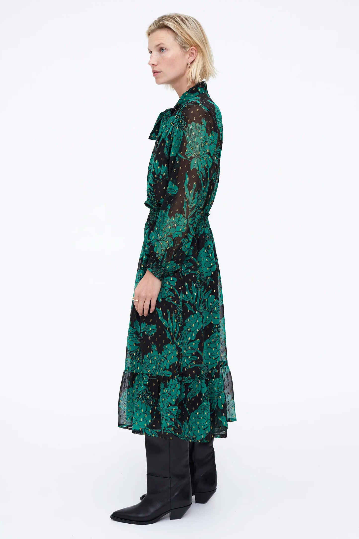 Falda Midi con estampado Wild Flower