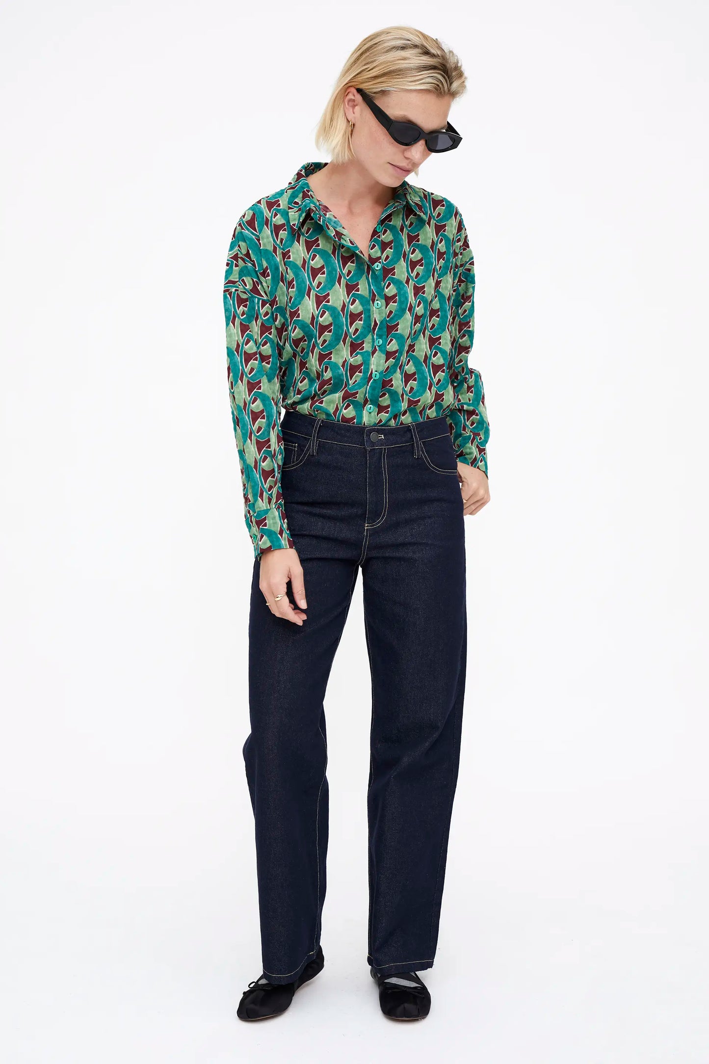 Camisa estampada Jade Chain
