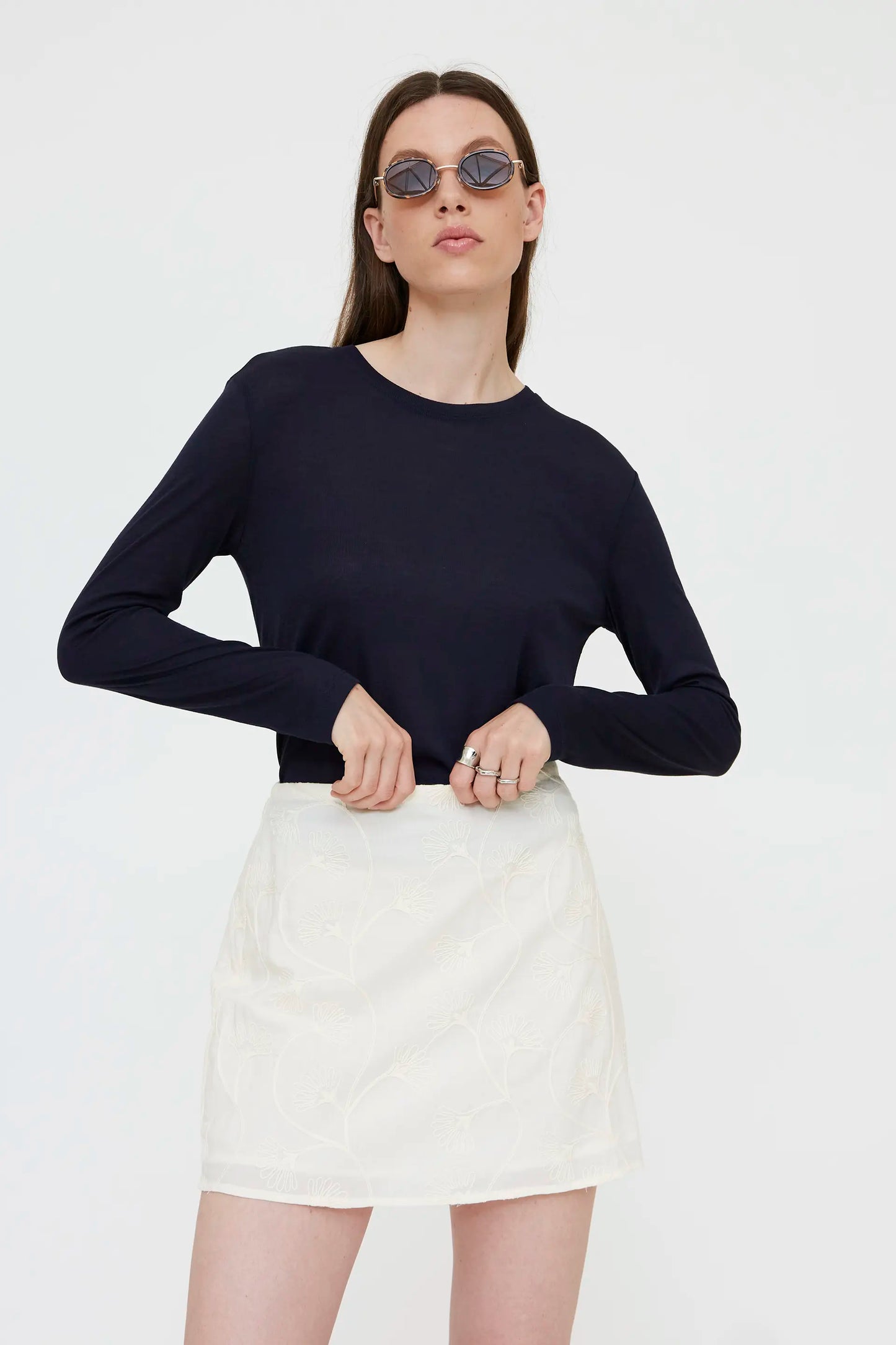 Camiseta manga larga Navy Blue