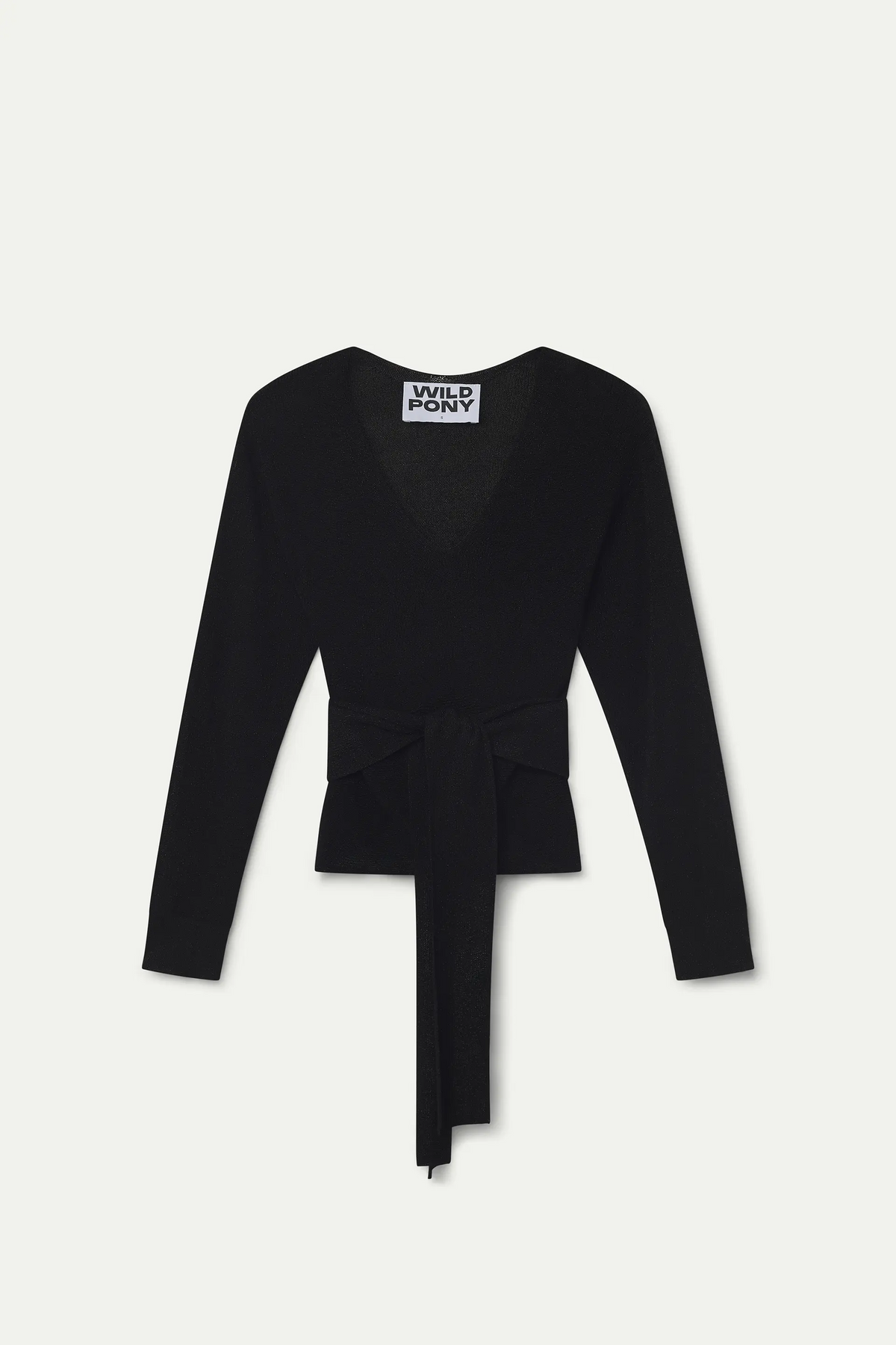 Jersey negro con lazada