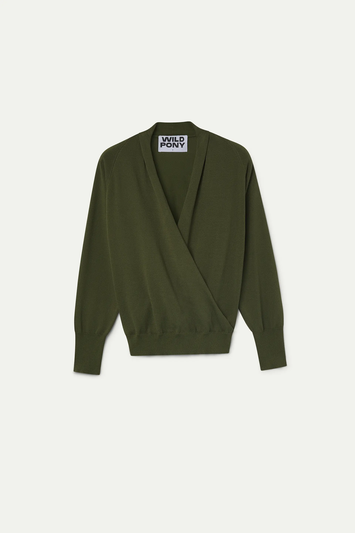 Jersey cruzado verde oliva
