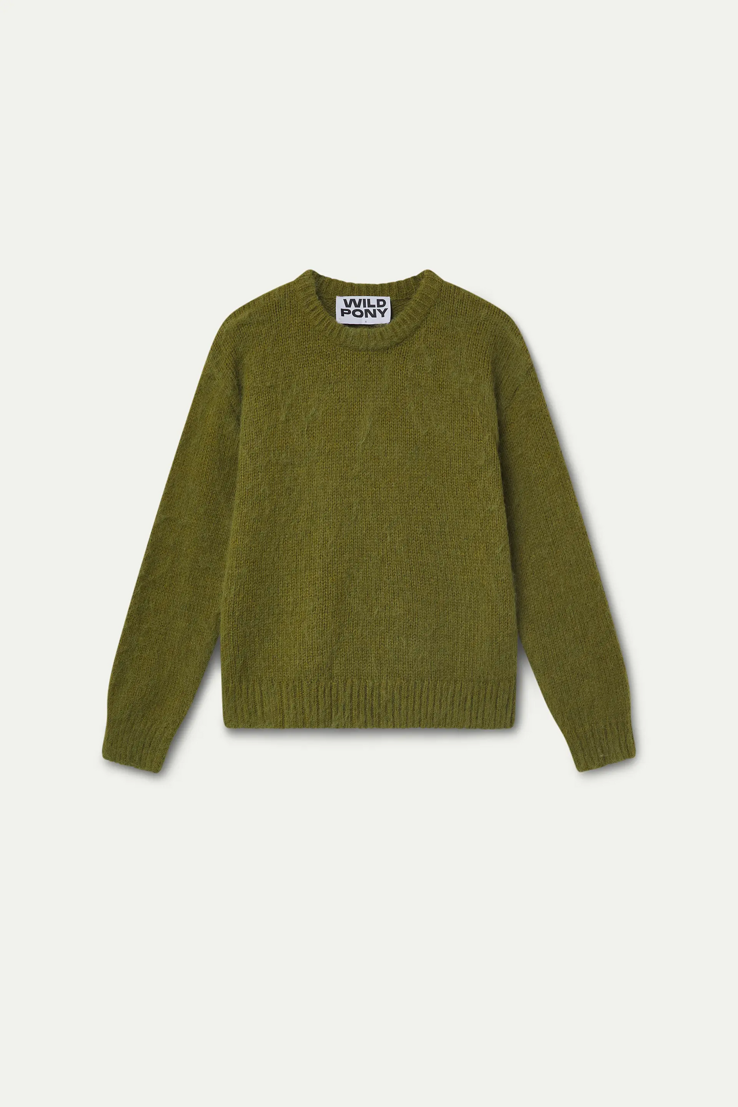 Jersey mezcla lana verde