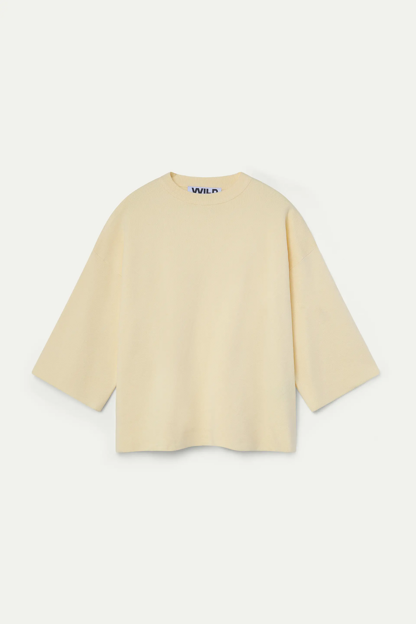 Jersey básico amarillo claro