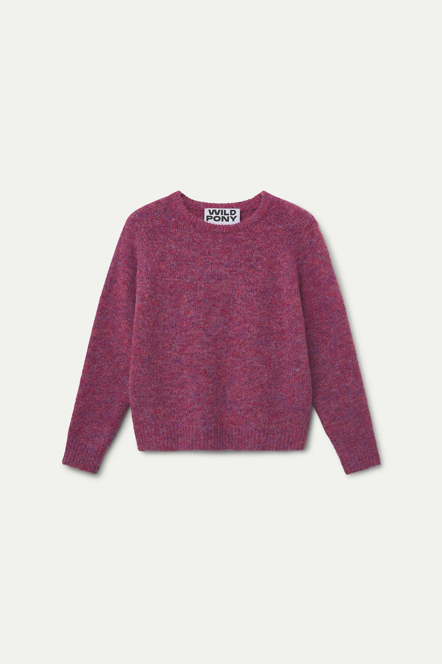 Jersey mezcla lana fucsia