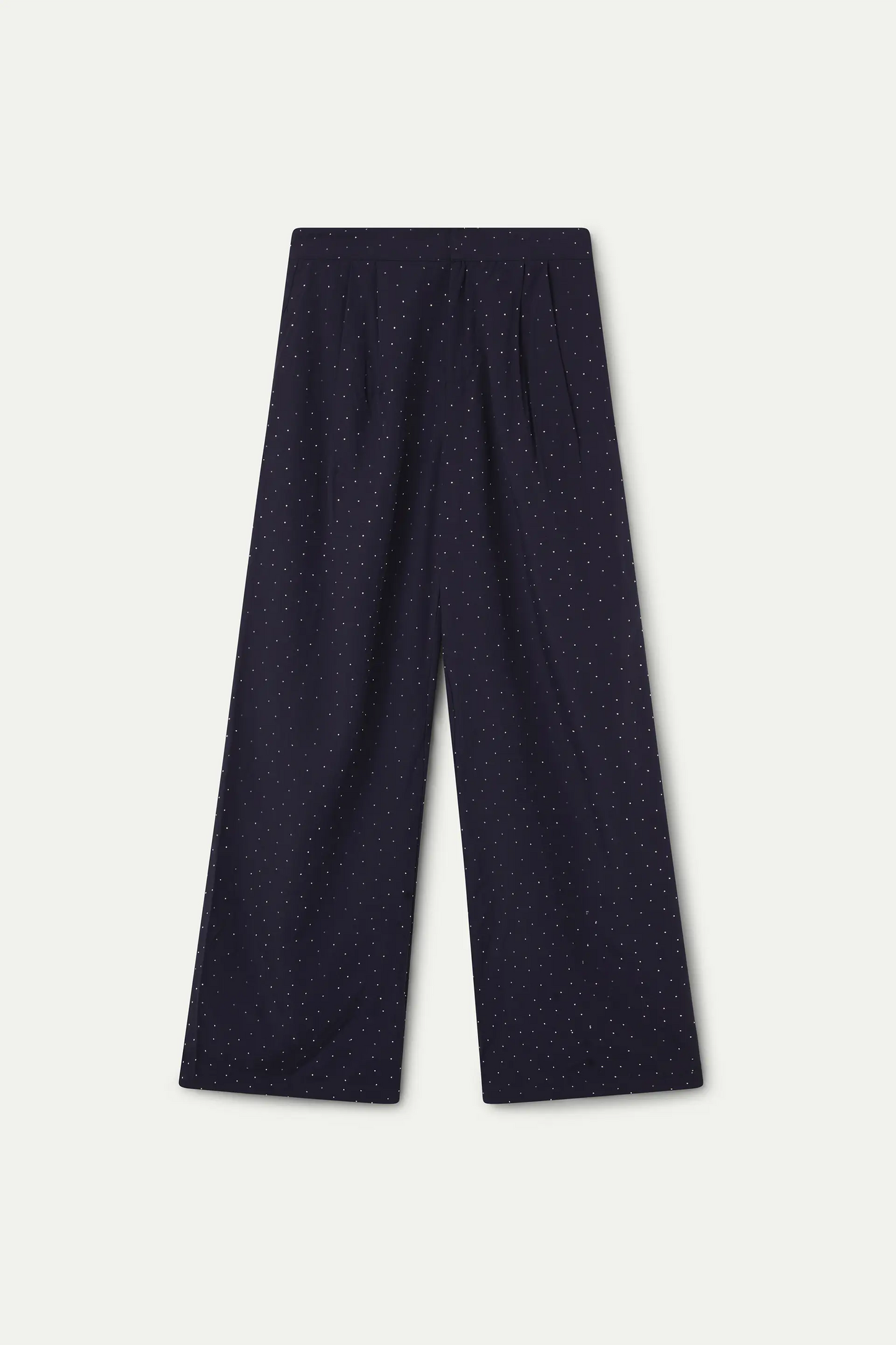 Pantalón azul marino con apliques