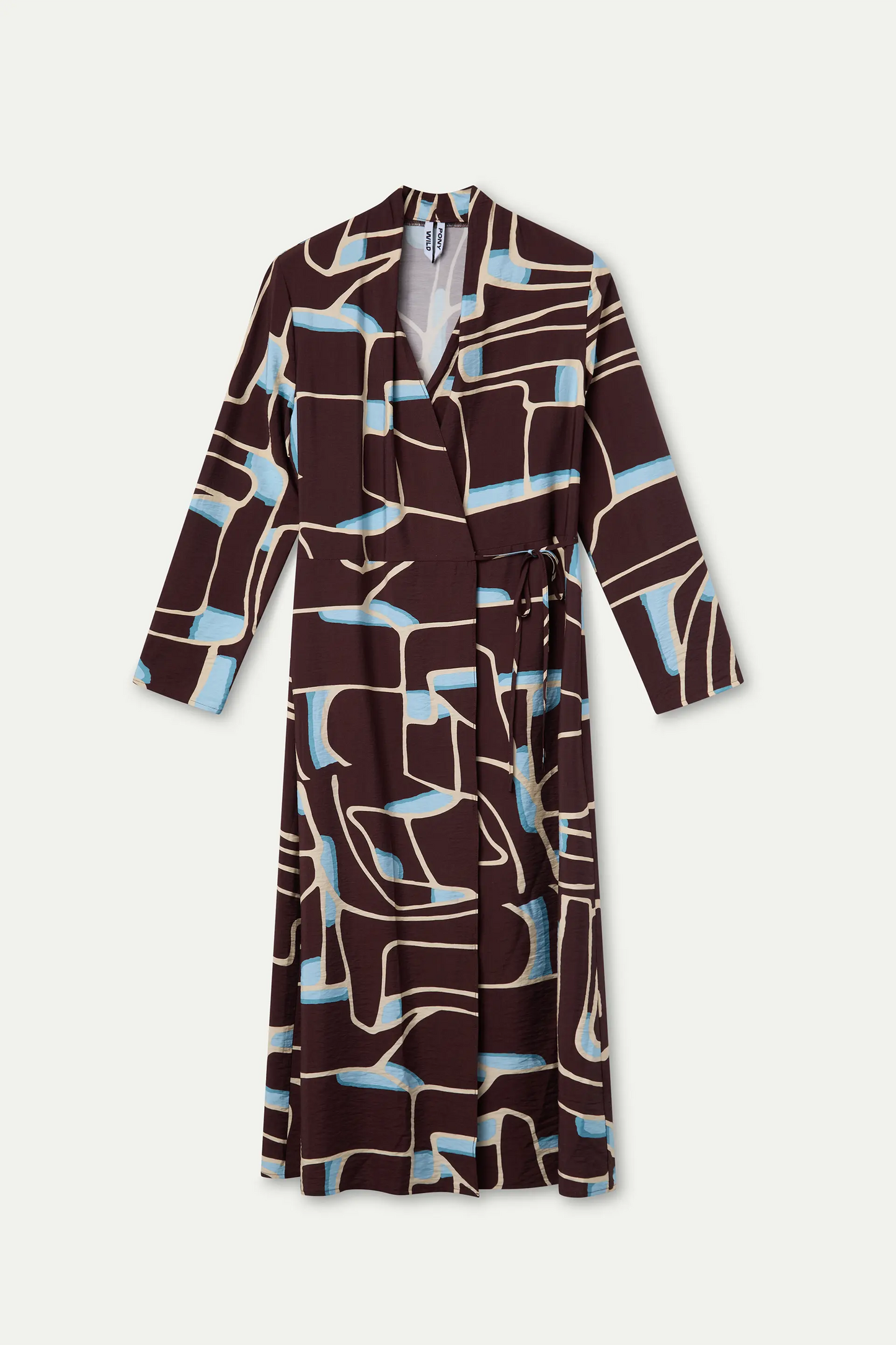 Vestido midi con estampado Bombón