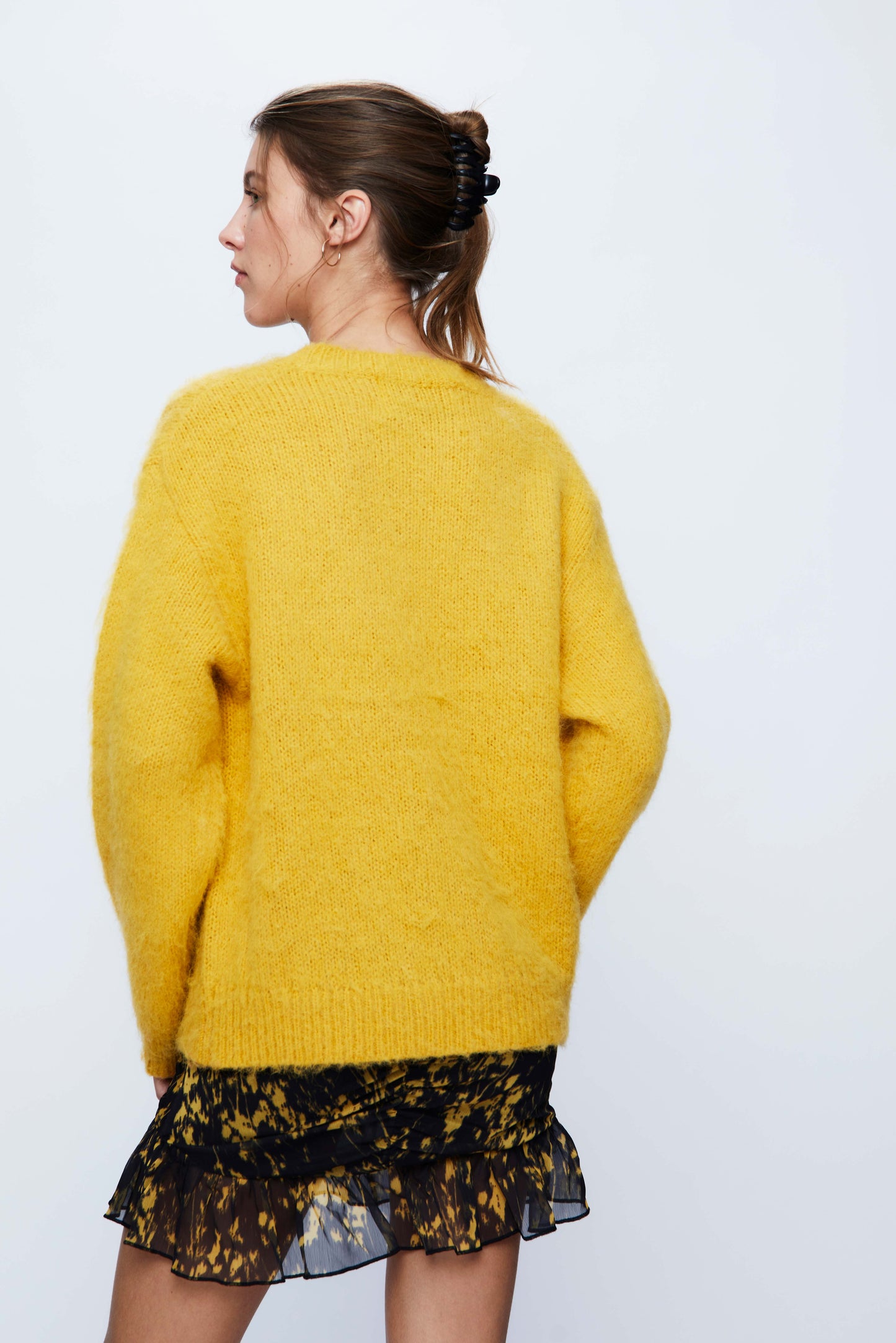 Yellow Soft Knit Sweater
