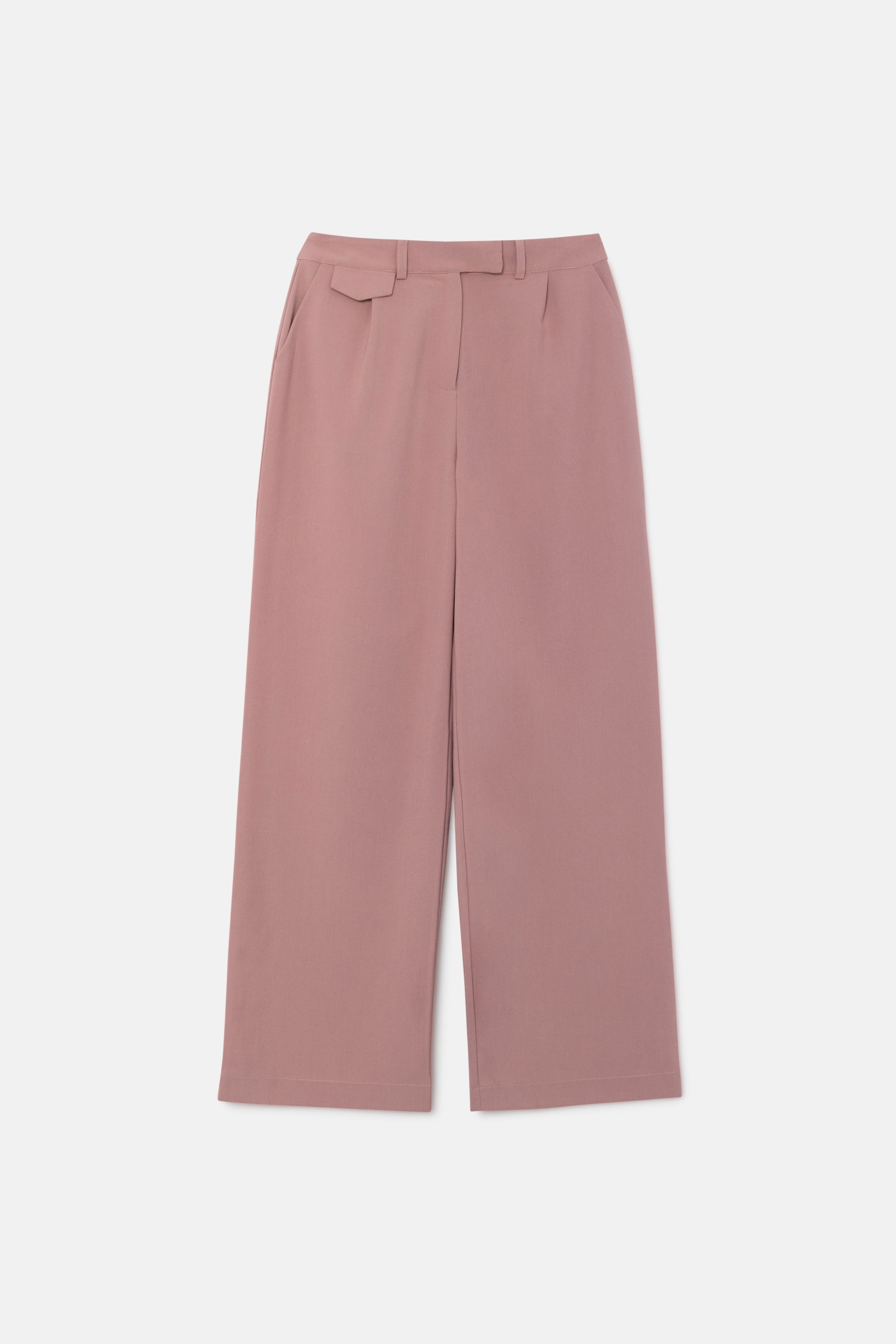 Pink crêpe suit pants