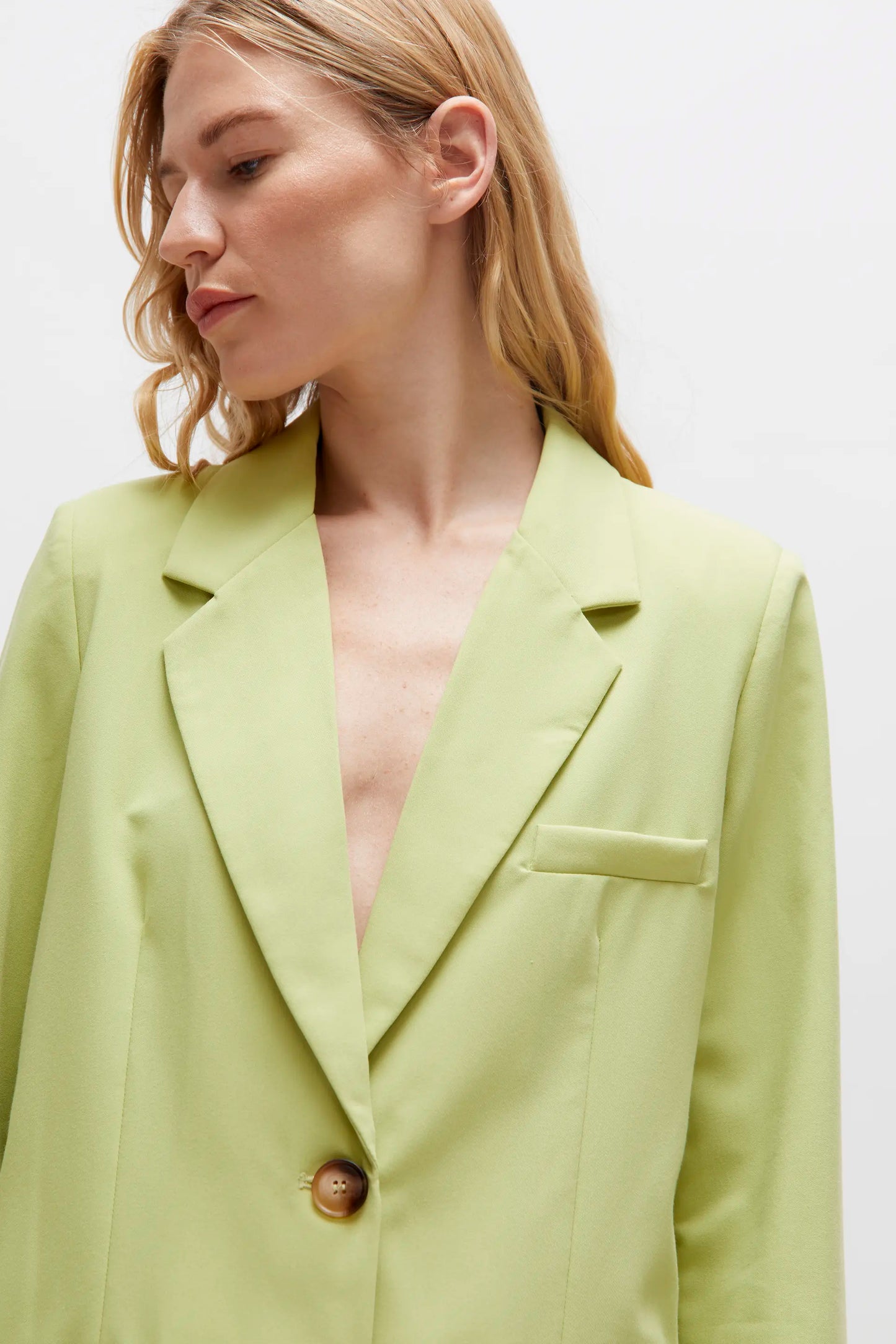 Blazer de traje verde