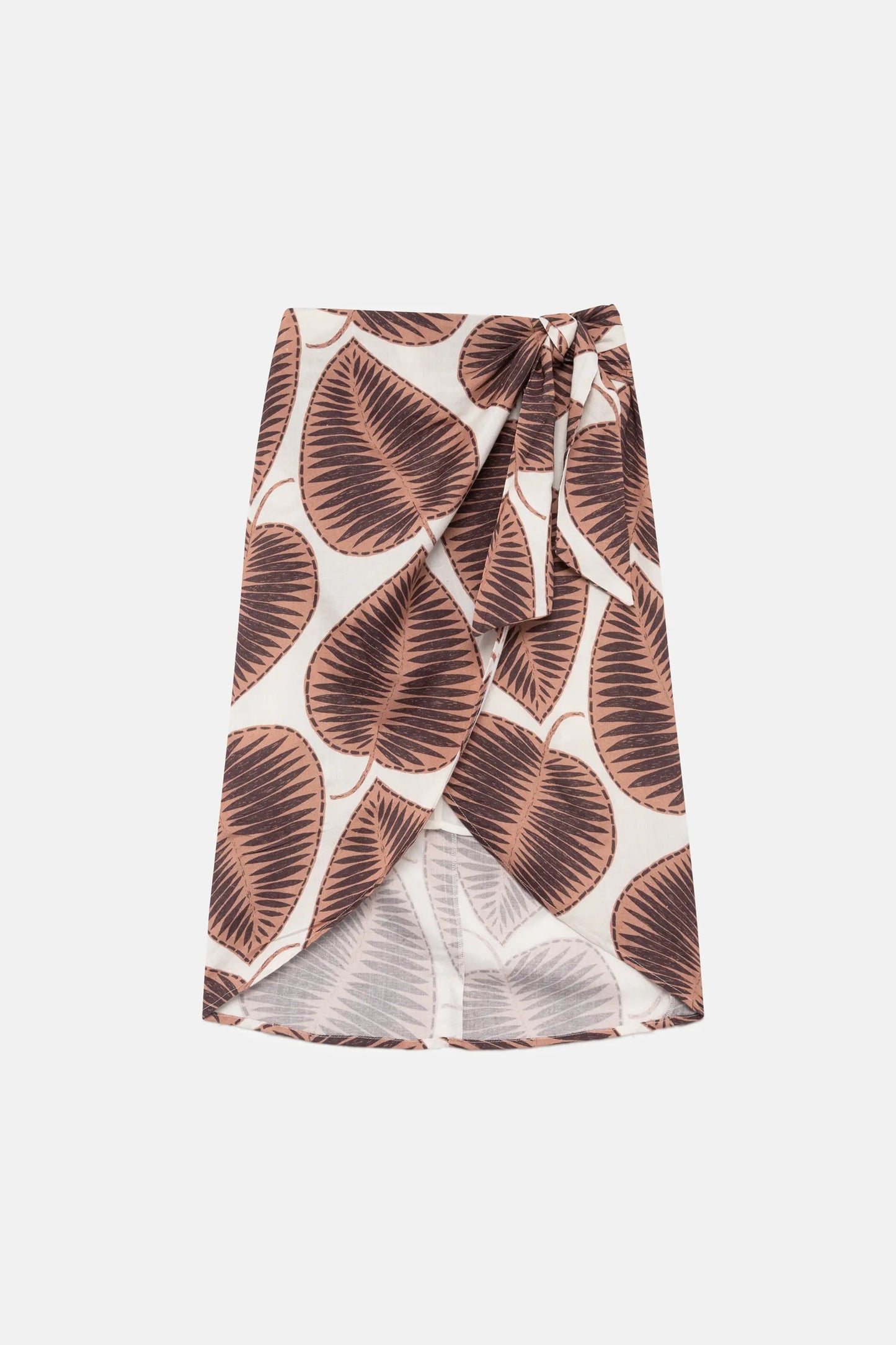 Calathea Machiato printed midi skirt