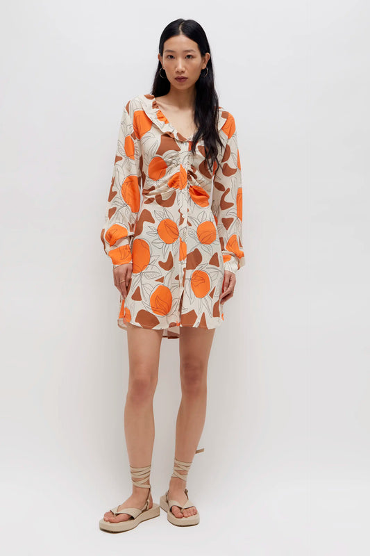 Oranges Café printed short dress
