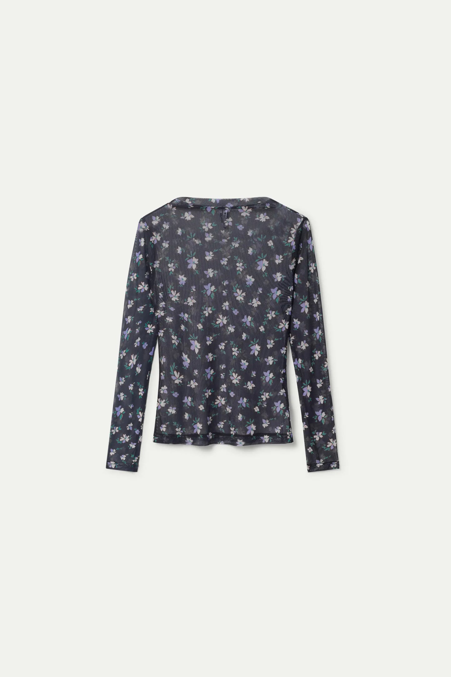 Anemona floral mesh top