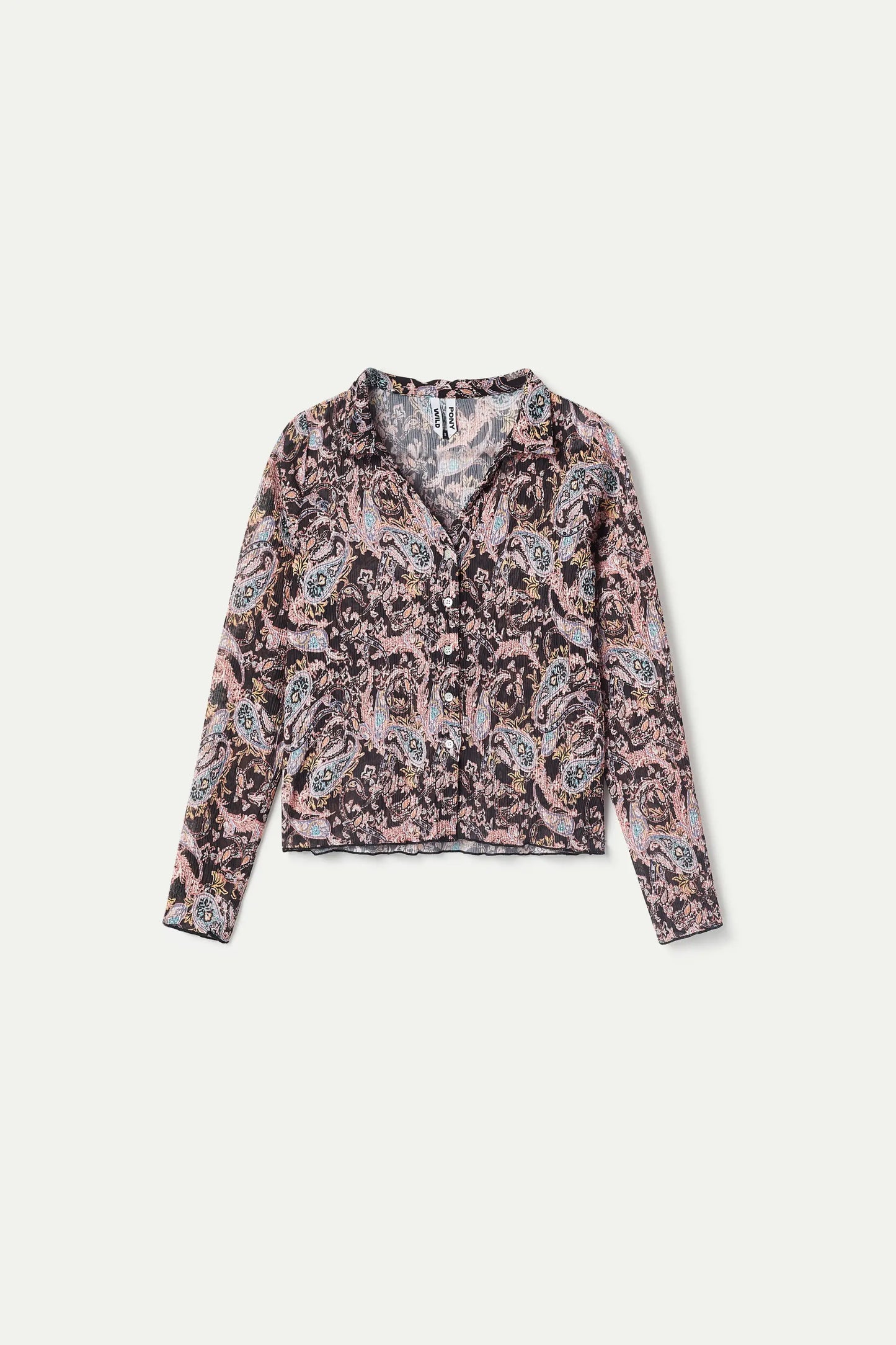 Flowy Paisley Print Shirt