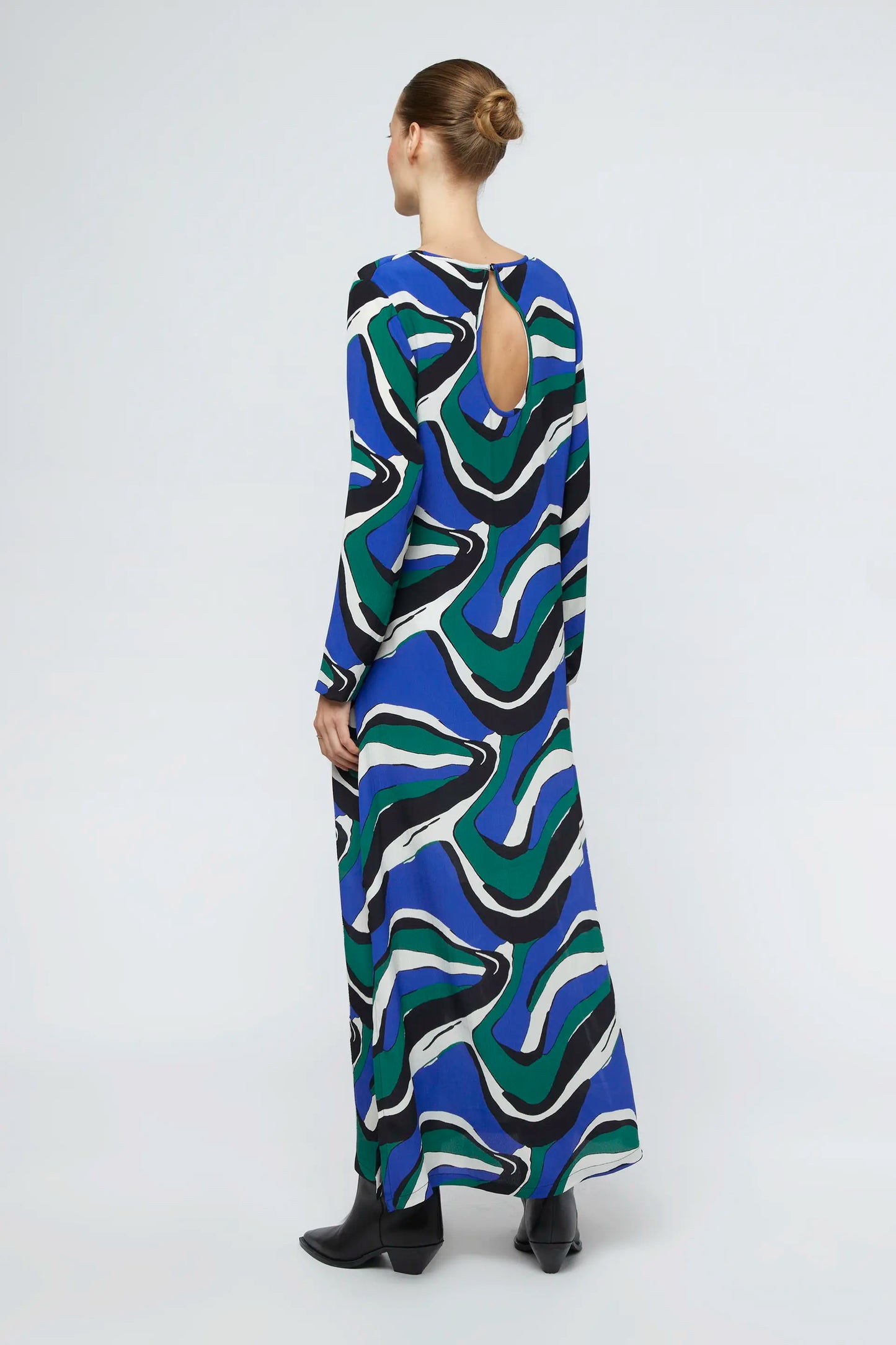 Long dress with Niger print