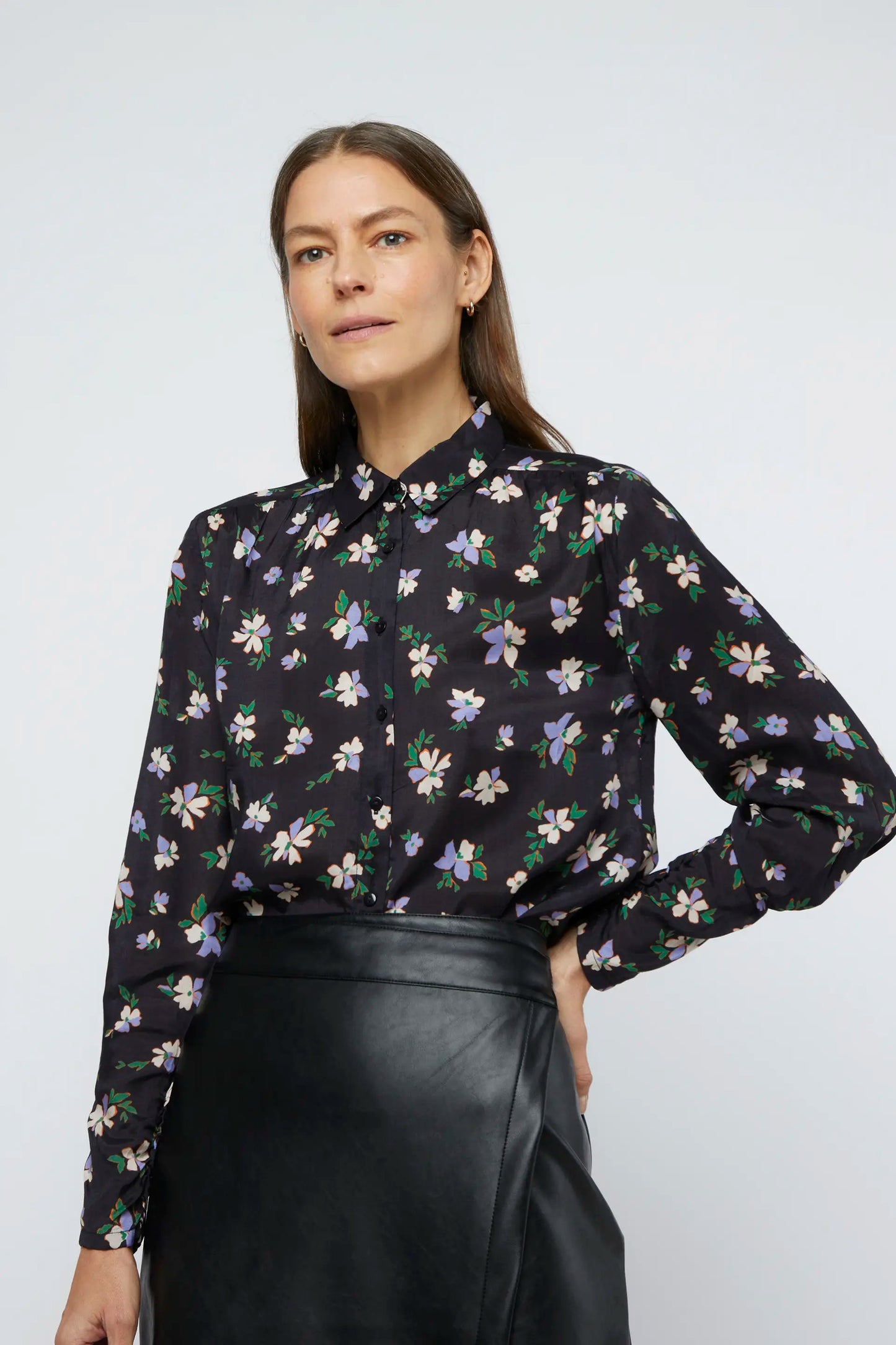 Anemona floral flowing shirt