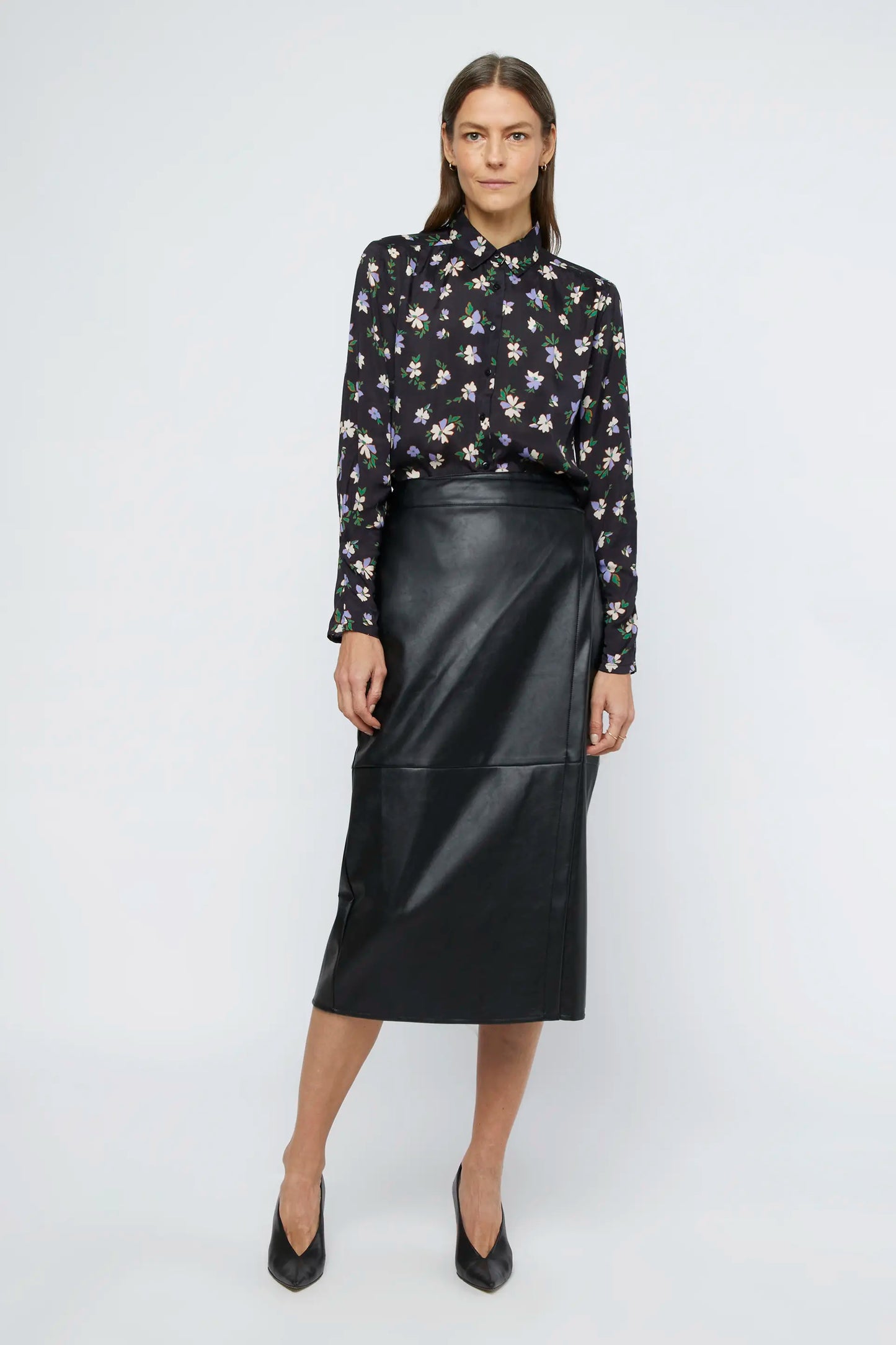 Anemona floral flowing shirt