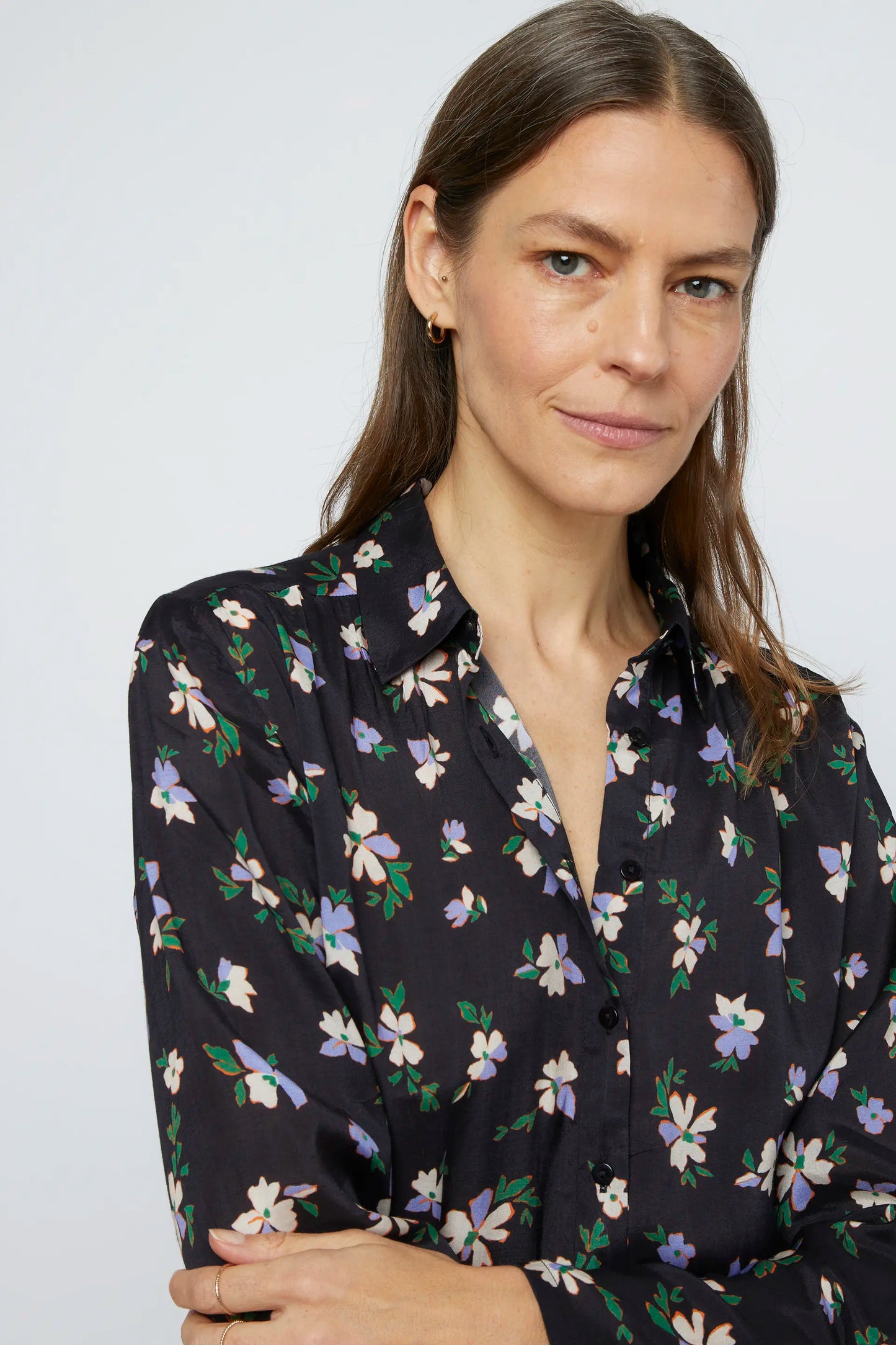 Anemona floral flowing shirt