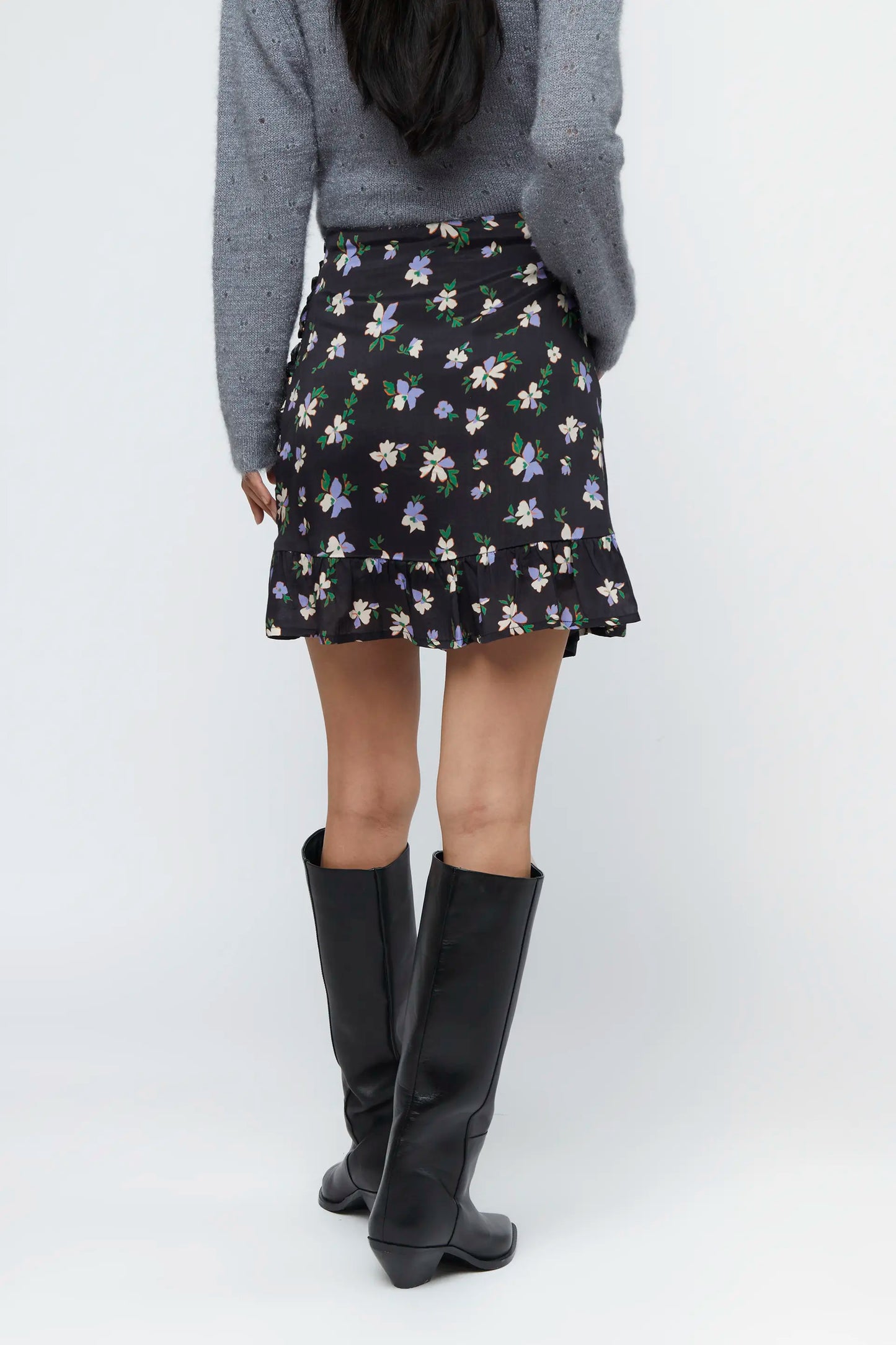 Anemona floral short skirt