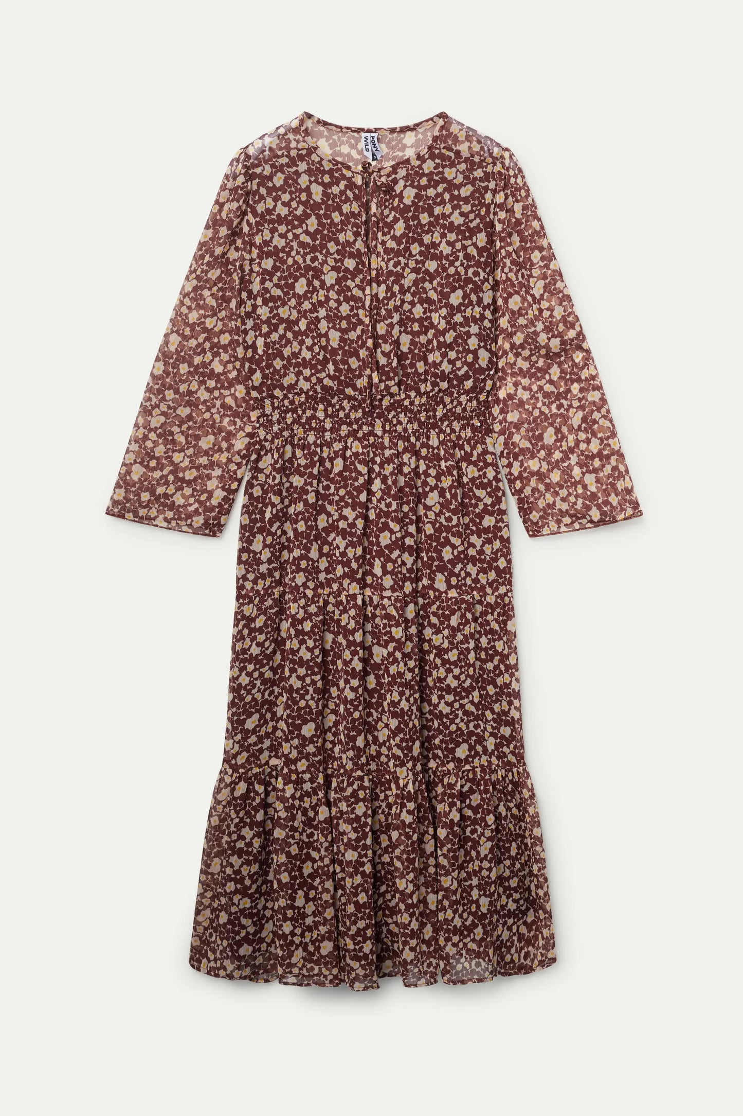 Celosia floral long dress