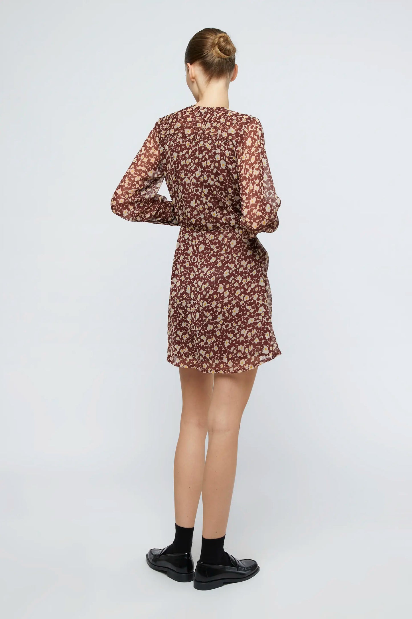 Celosia floral short dress