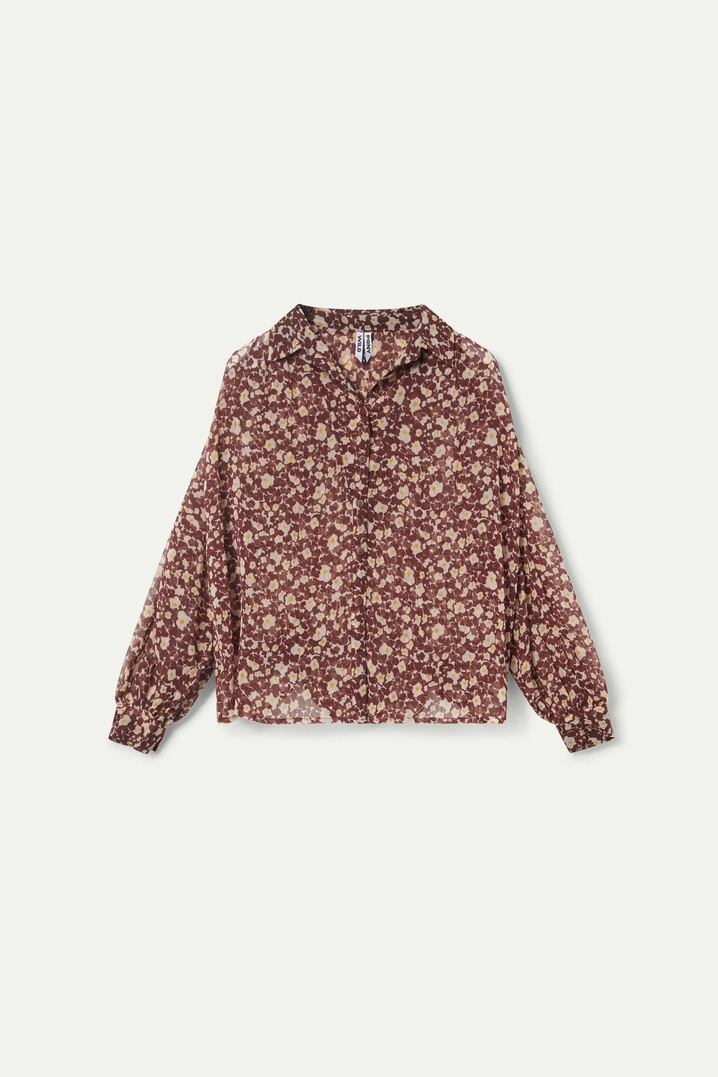 Celosia floral flowing shirt