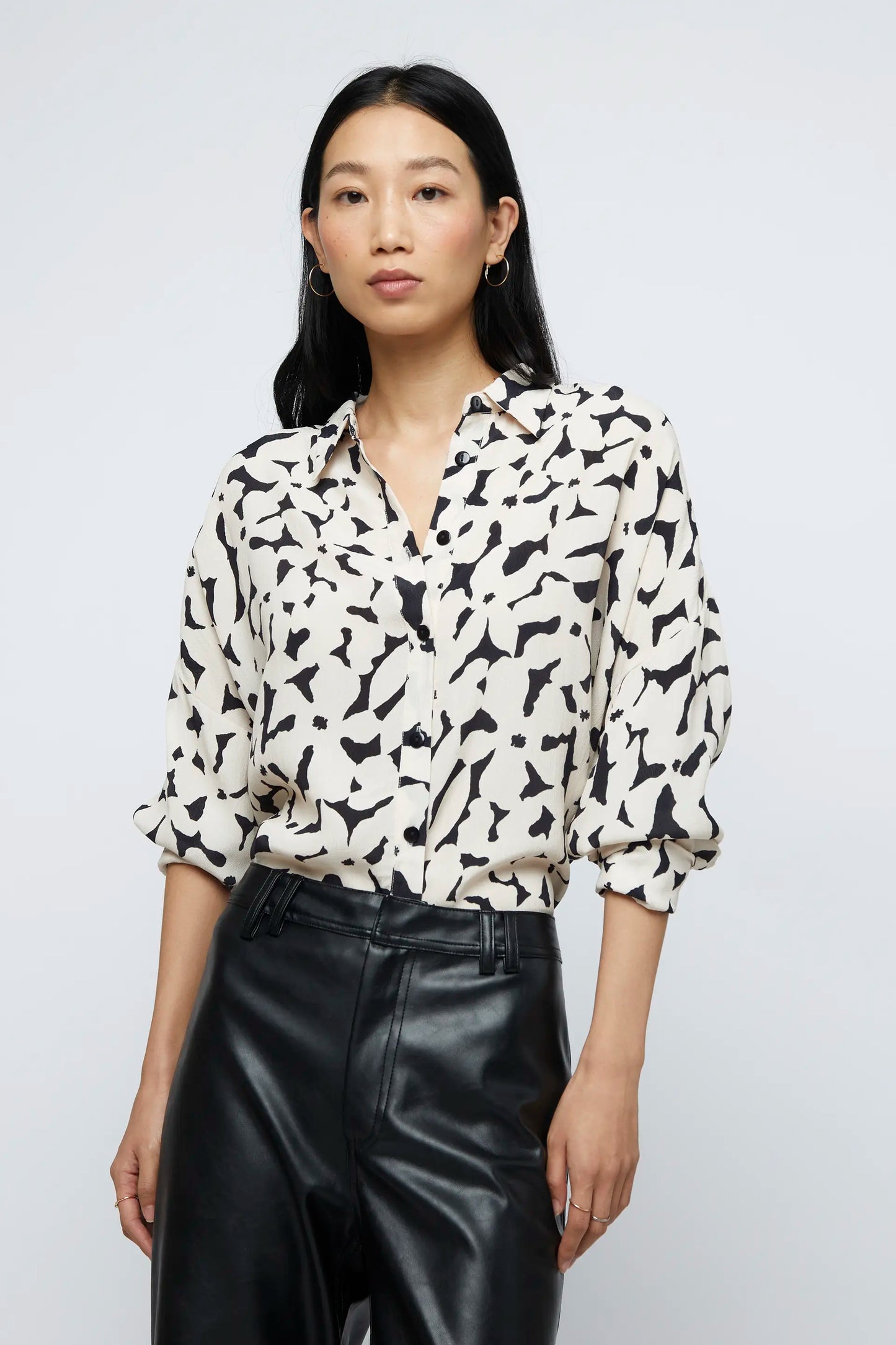 Camille Floral Flowy Shirt