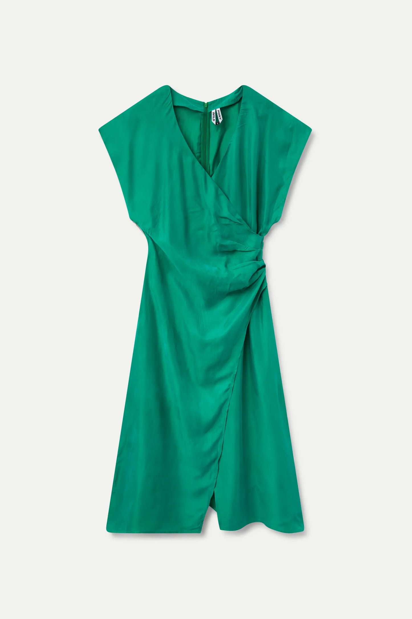 Vestido Midi Manga Corta Verde Wild Pony vestido-midi-manga-corta-verde-wild-pony