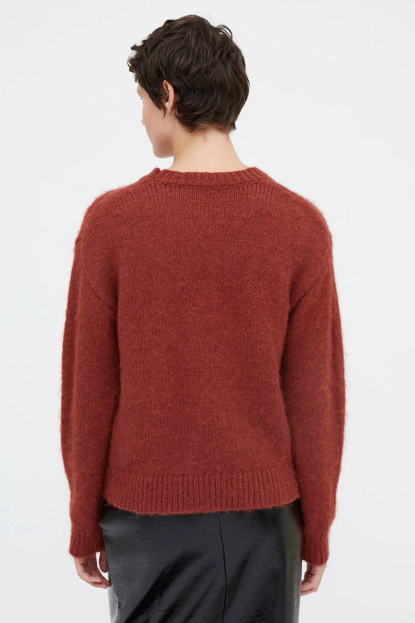 Jersey punto suave marrón