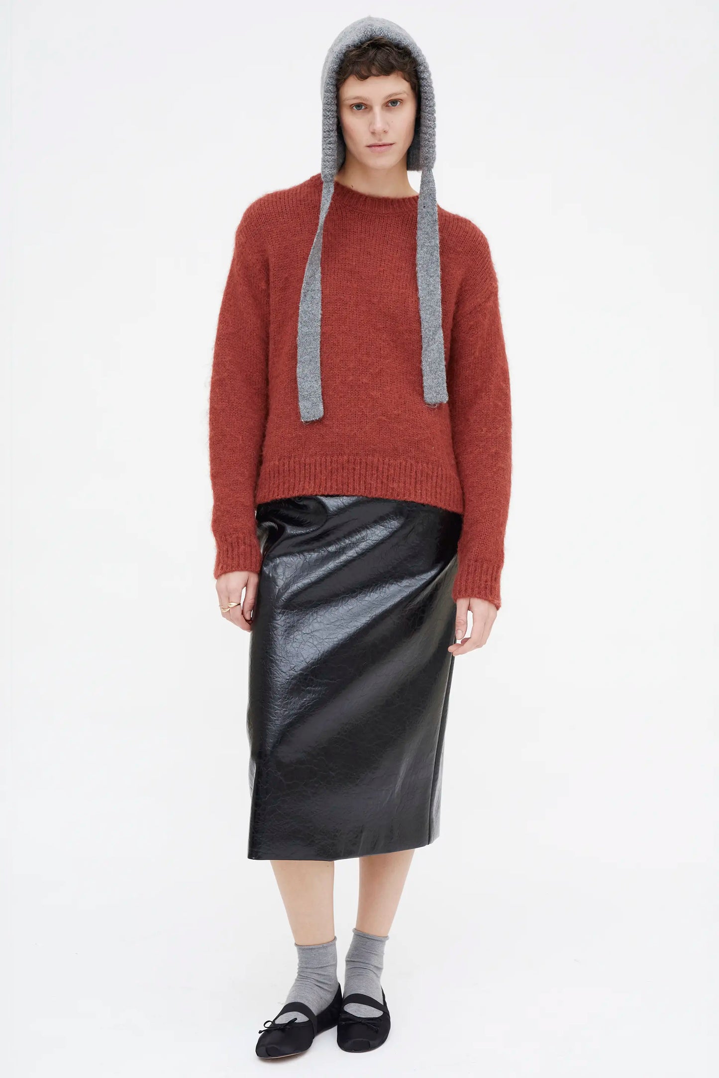 Jersey punto suave marrón