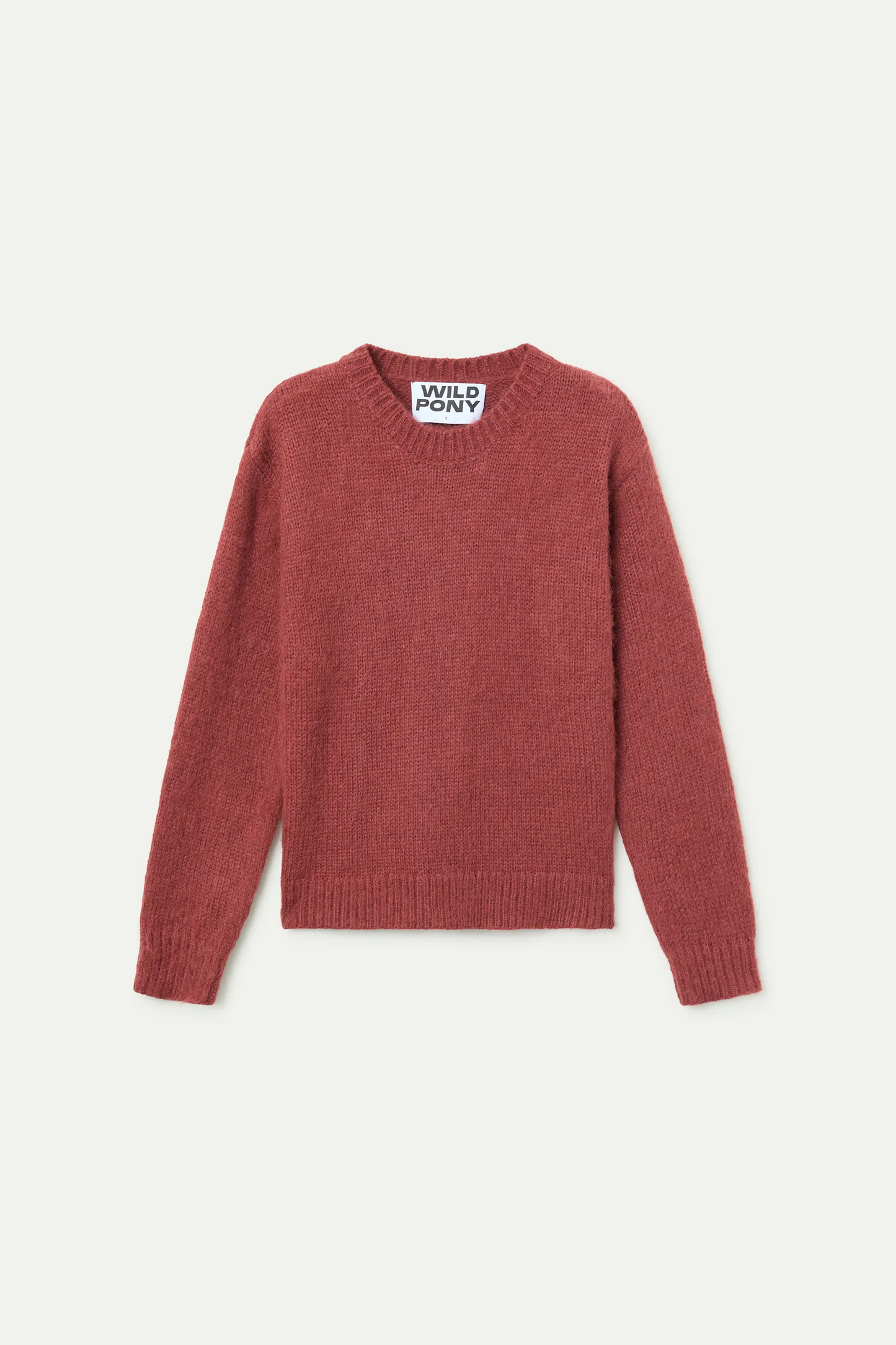 Jersey punto suave marrón