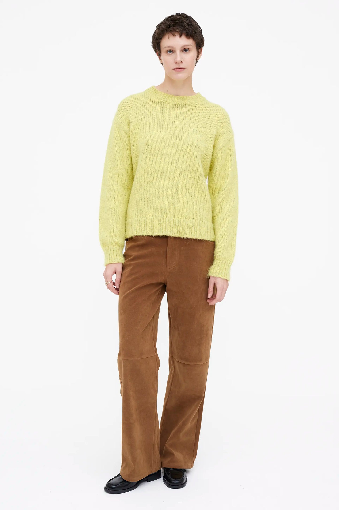 Jersey punto suave amarillo