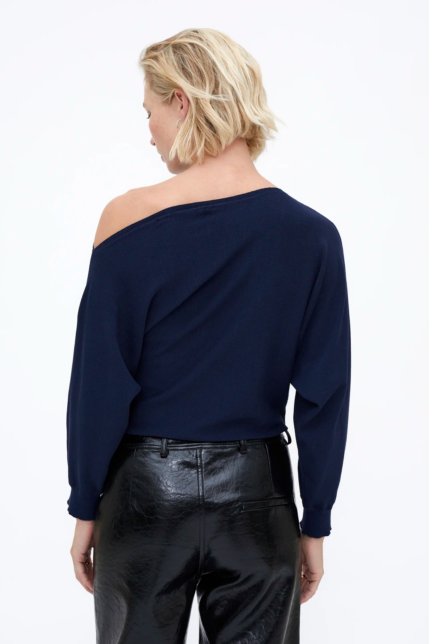 Jersey corte asiméstrico Navy Blue