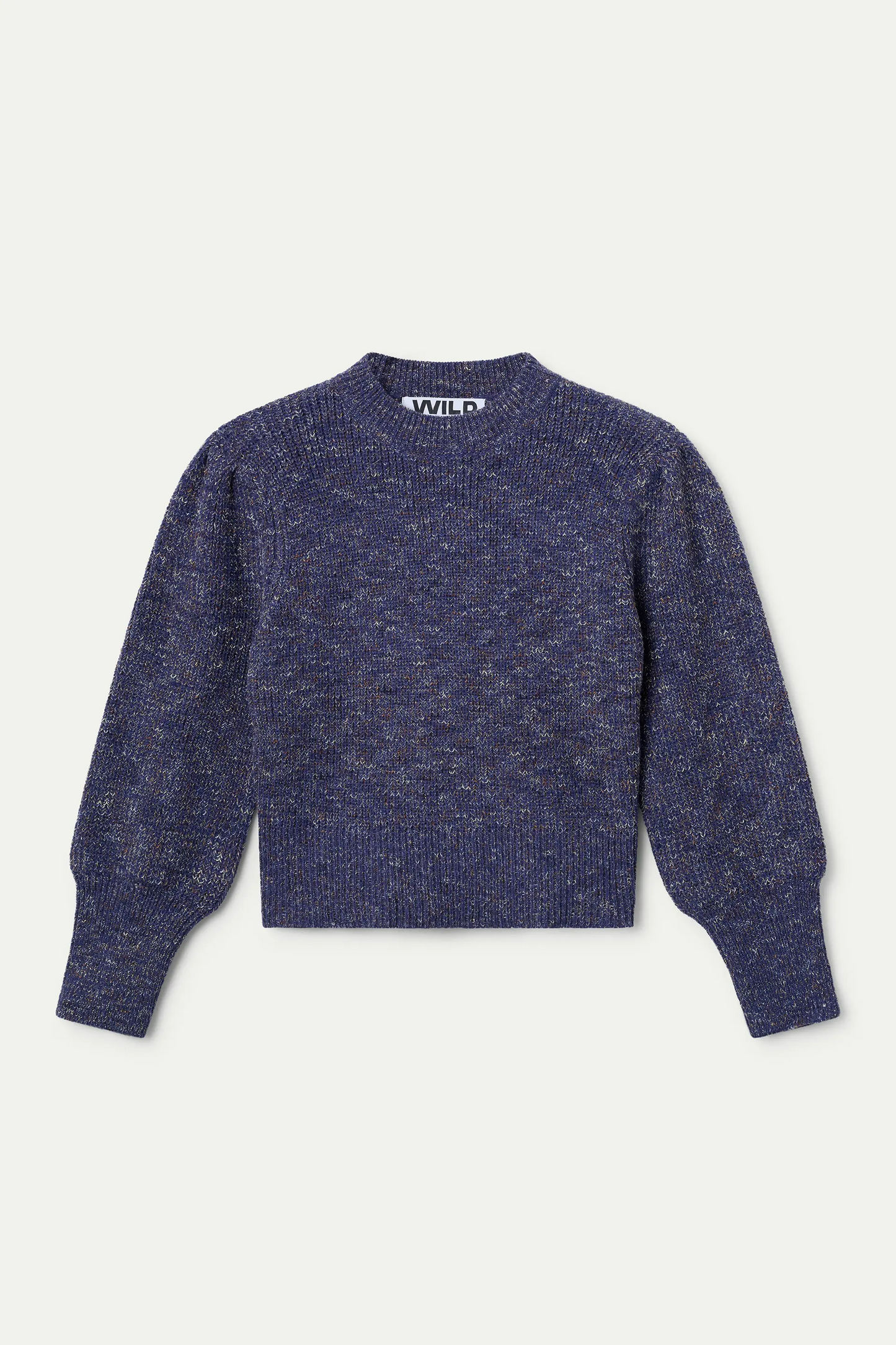 Jersey de punto cuello redondo navy blue