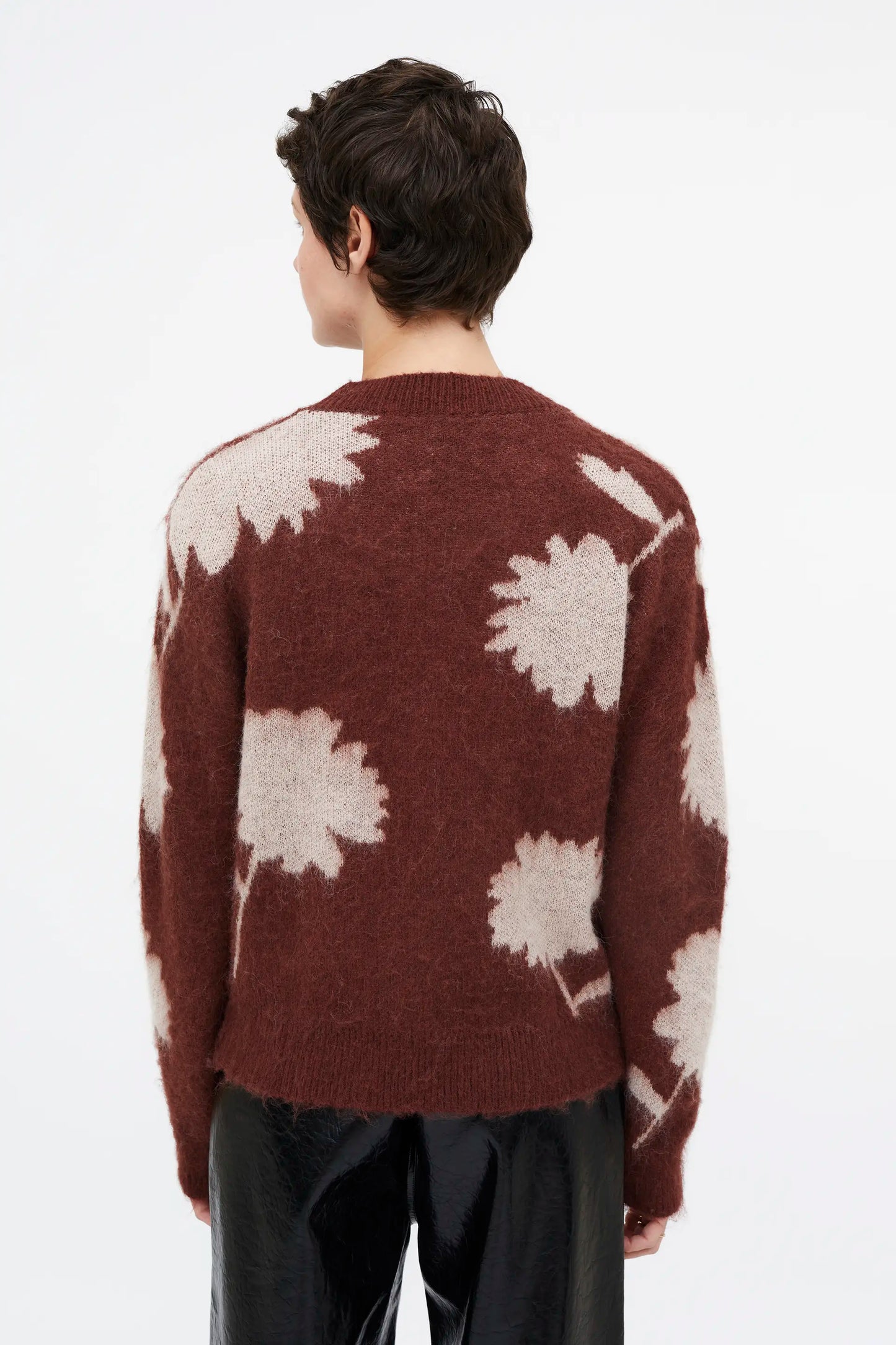 Santini printed jacquard sweater