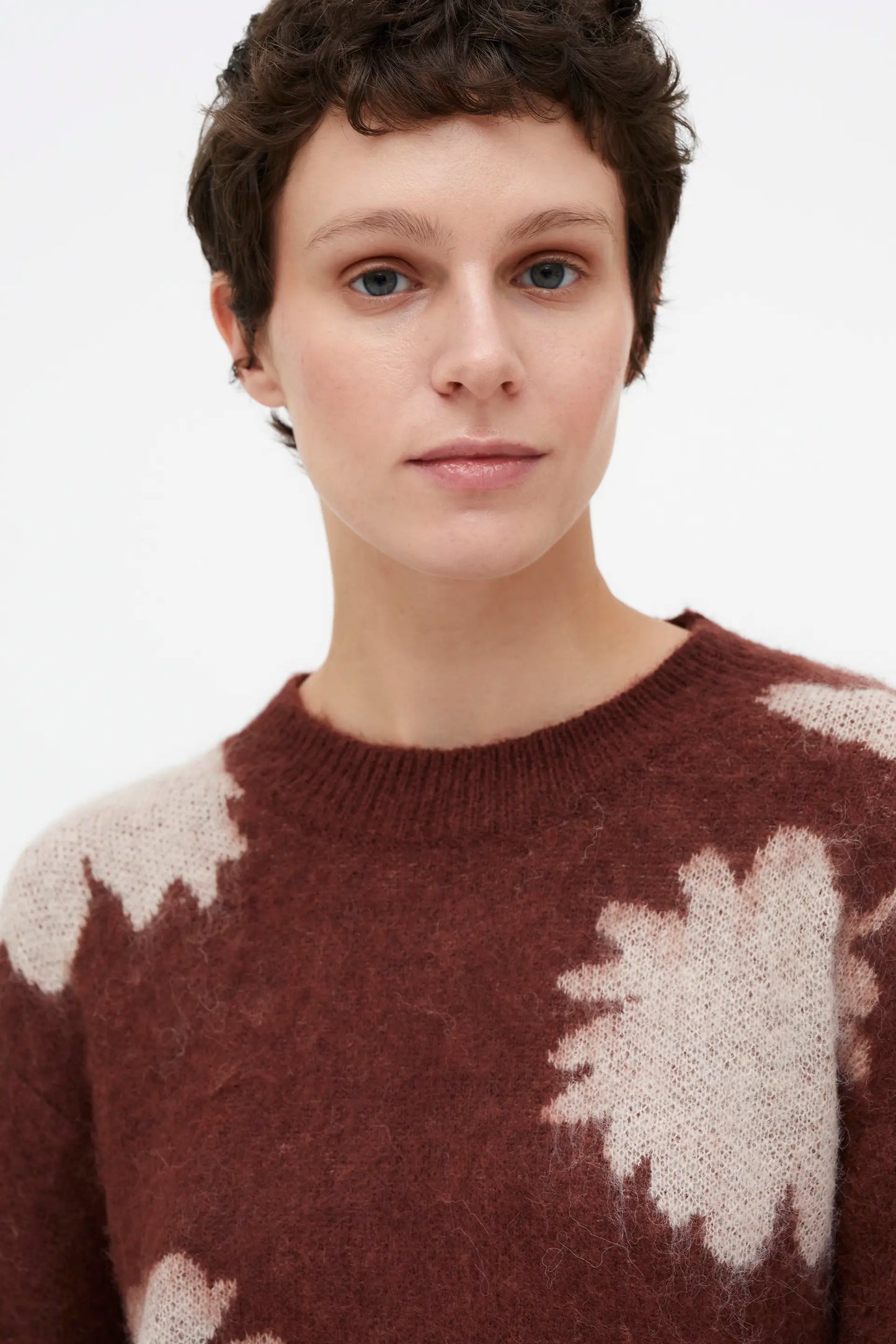 Santini printed jacquard sweater