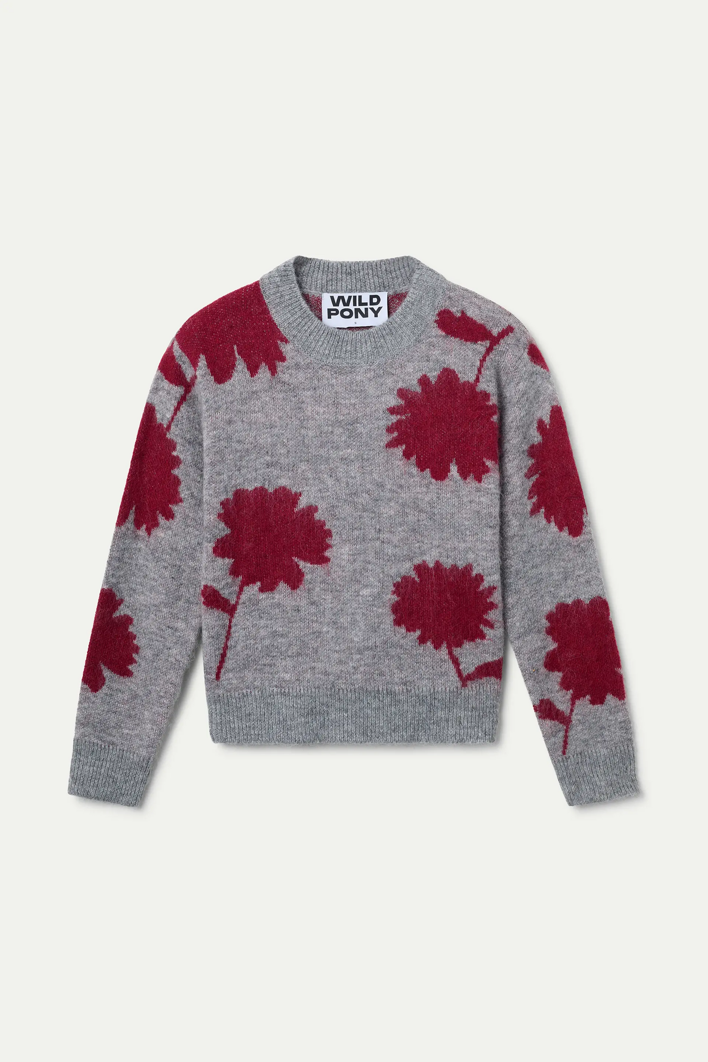 Doria printed jacquard sweater
