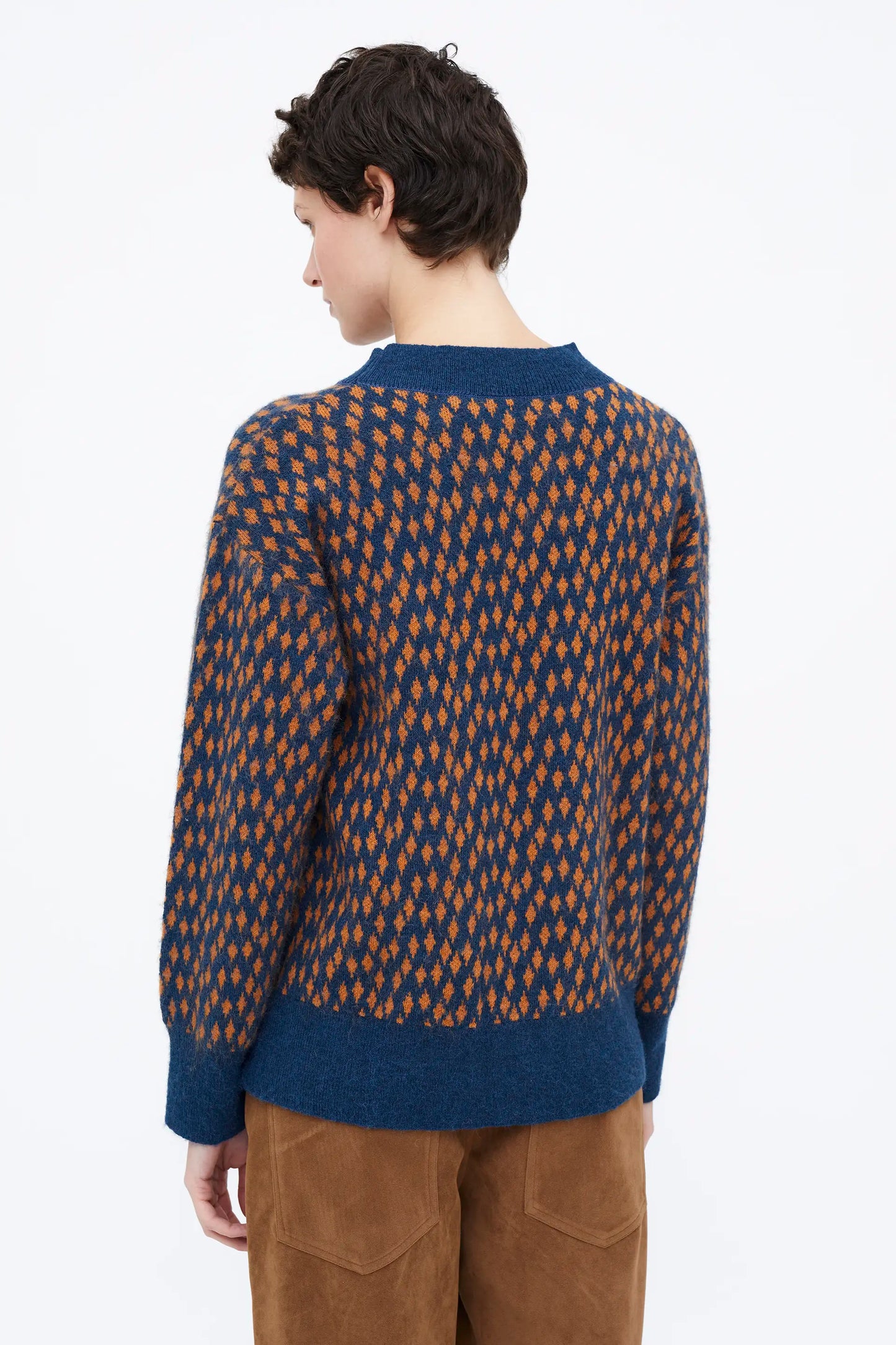 Rain Printed Jacquard Sweater