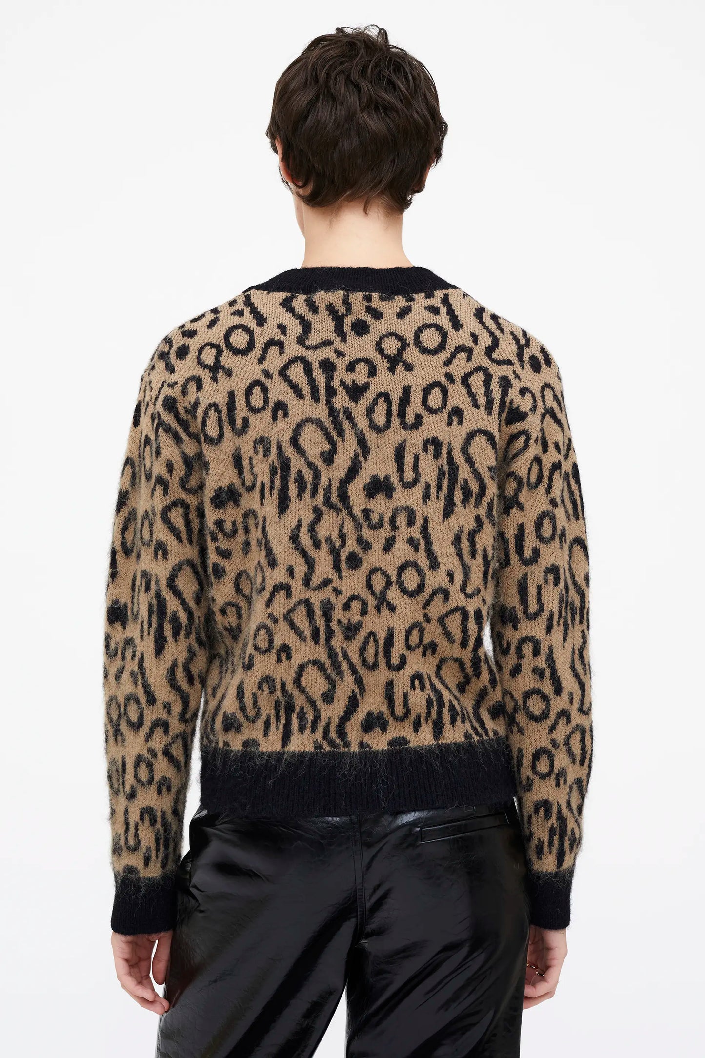 Jersey animal print color marrón