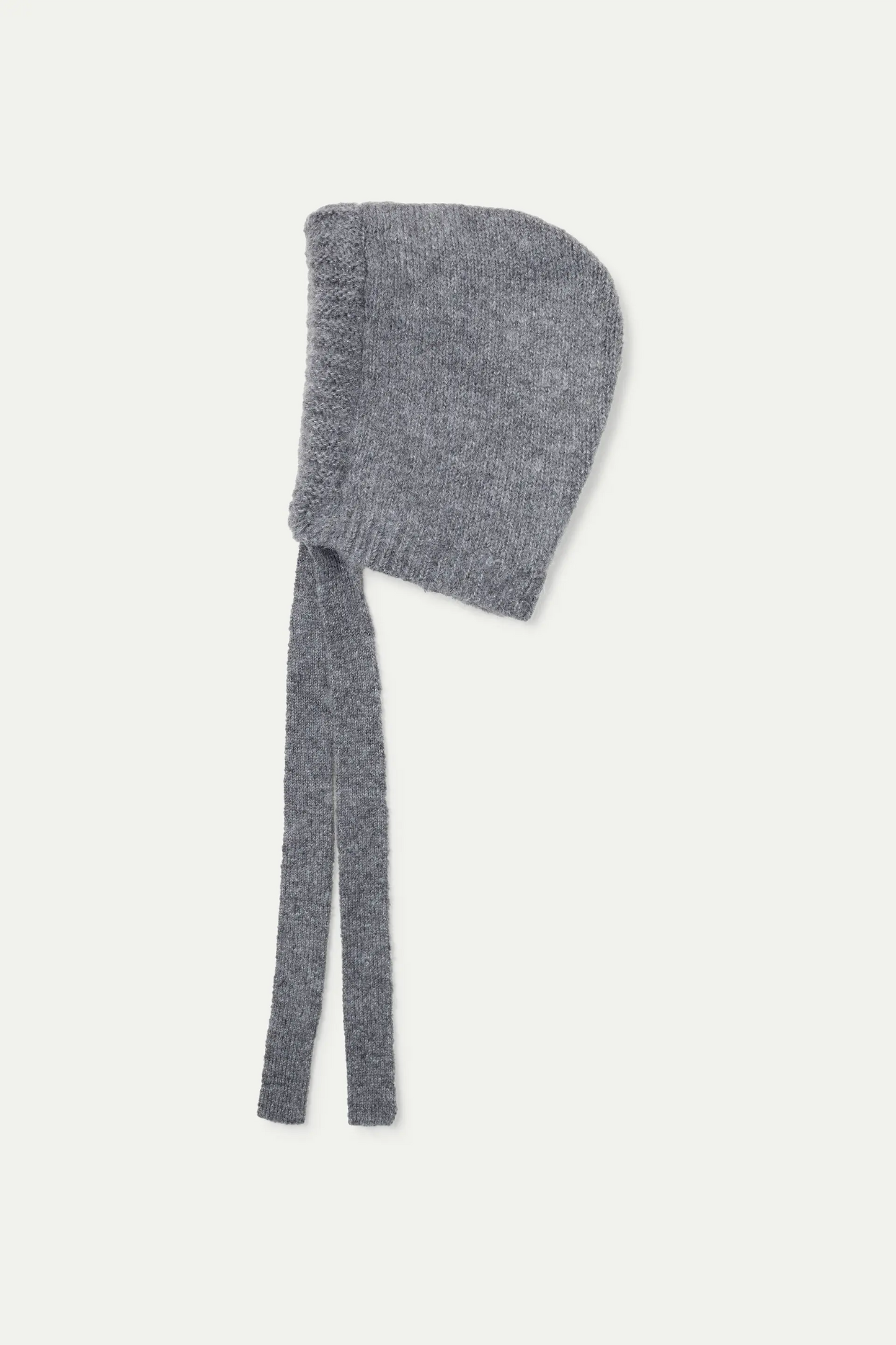 Soft grey knit hat