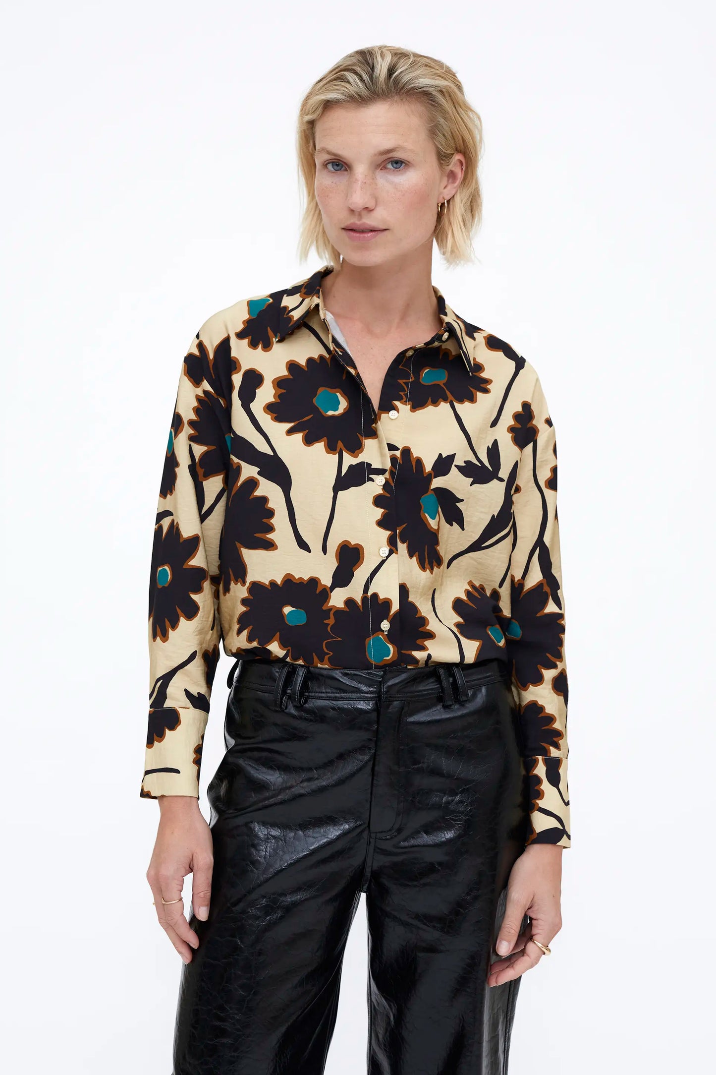 Camisa floral estampado Giardina