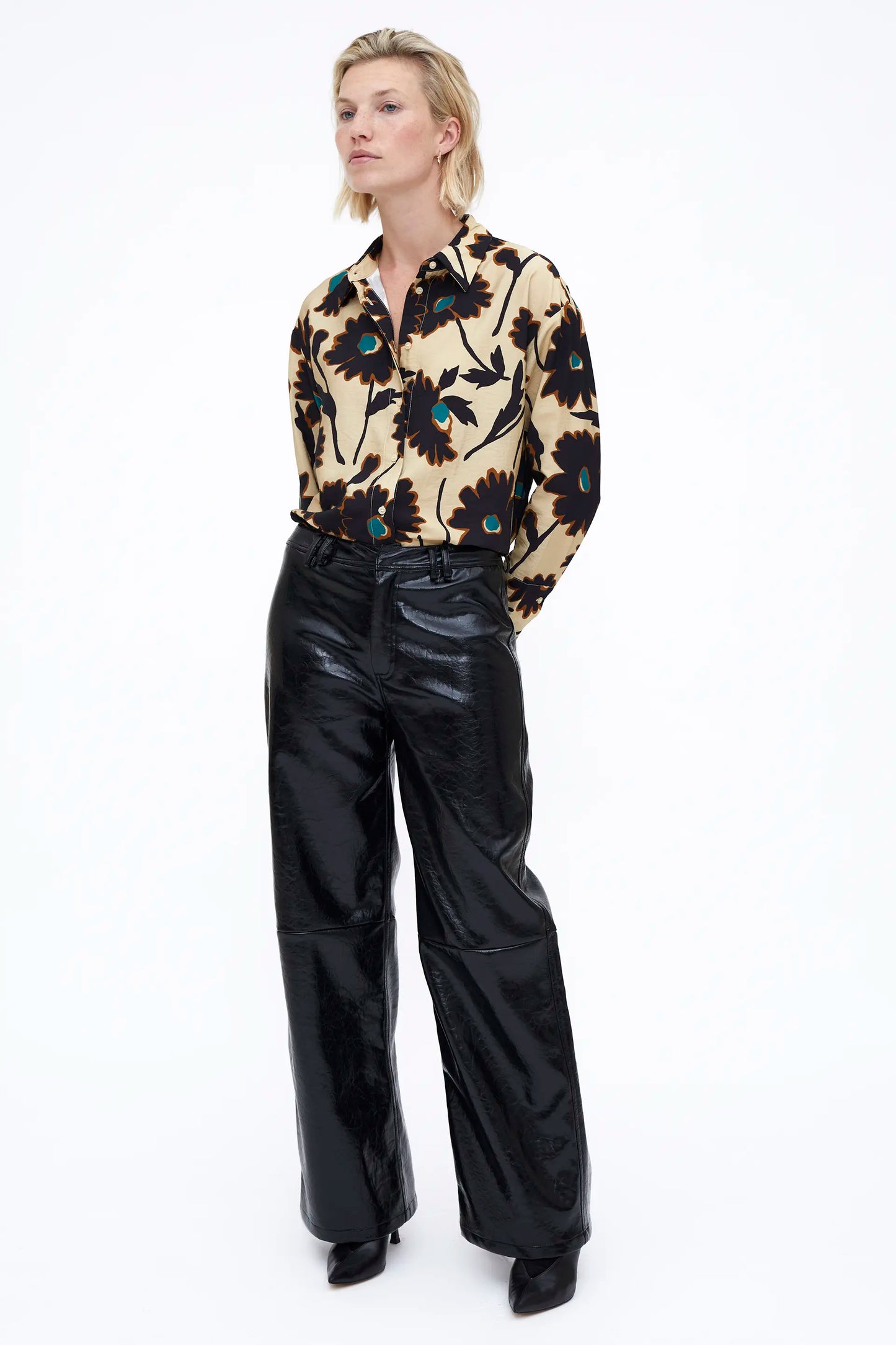 Camisa floral estampado Giardina