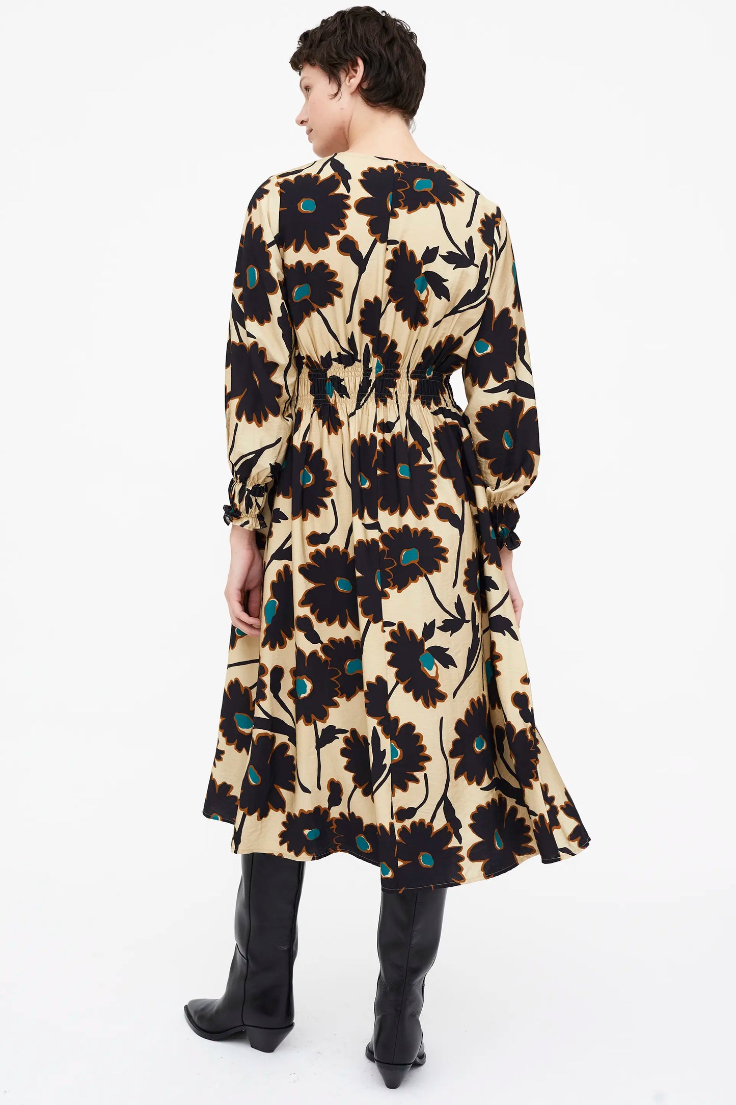 Vestido Midi floral estampado Giardina