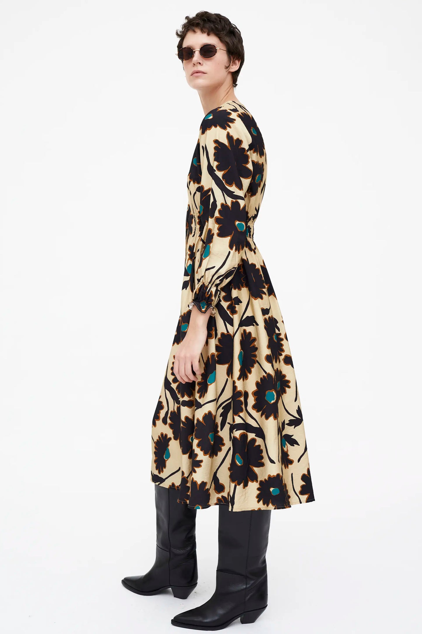 Vestido Midi floral estampado Giardina