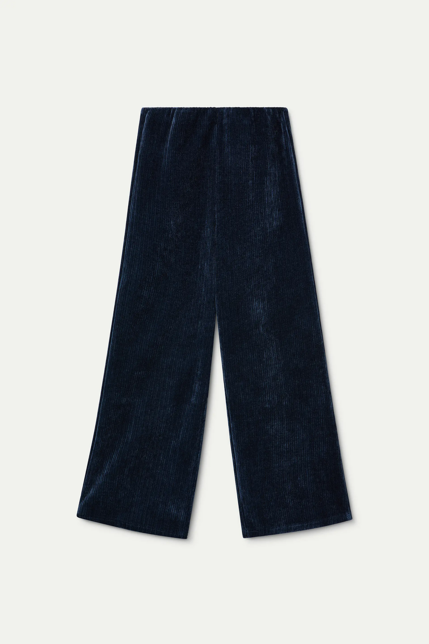 Pantalón de traje pana de terciopelo Navy Blue