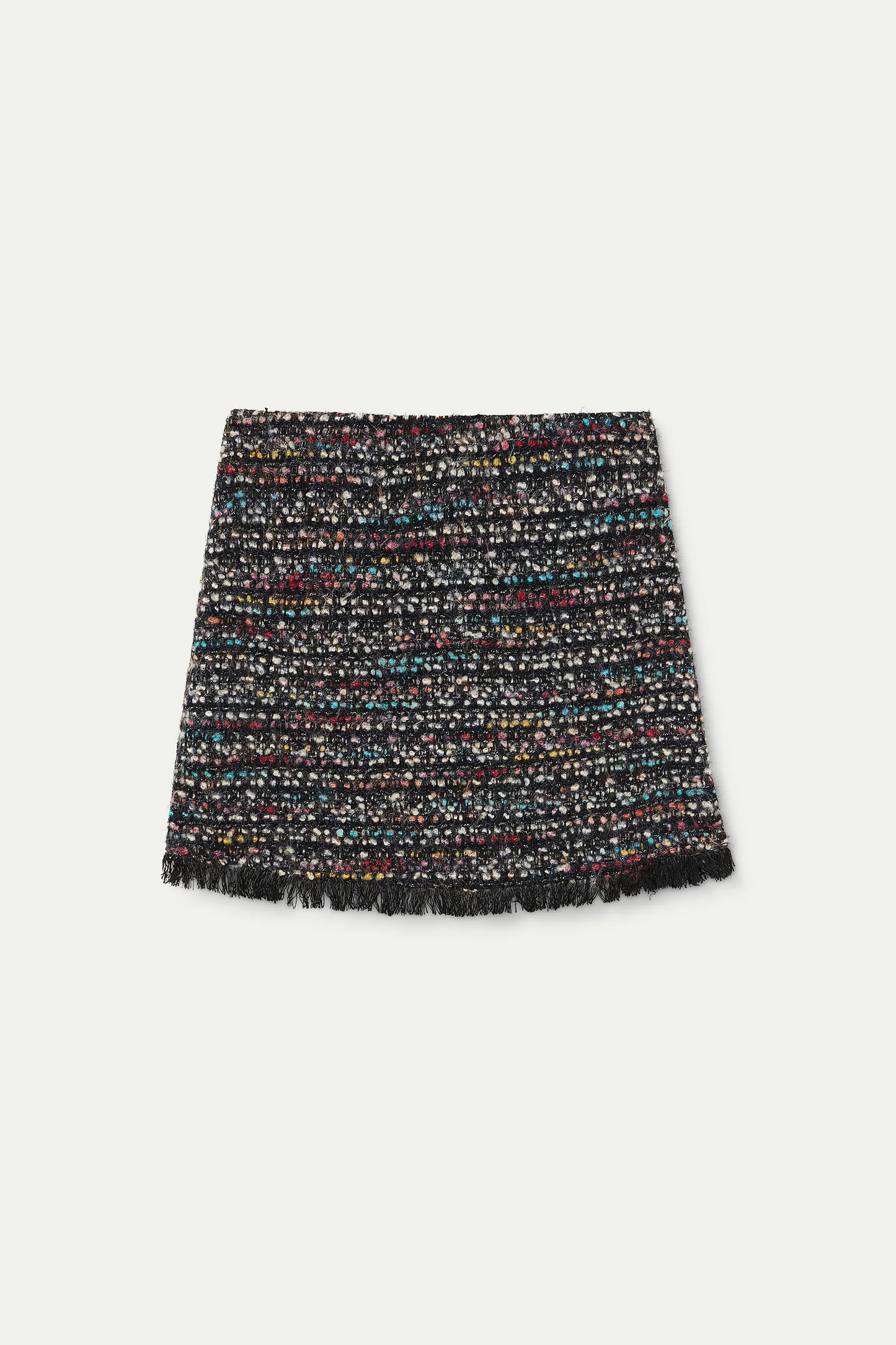 Falda tweed multicolor