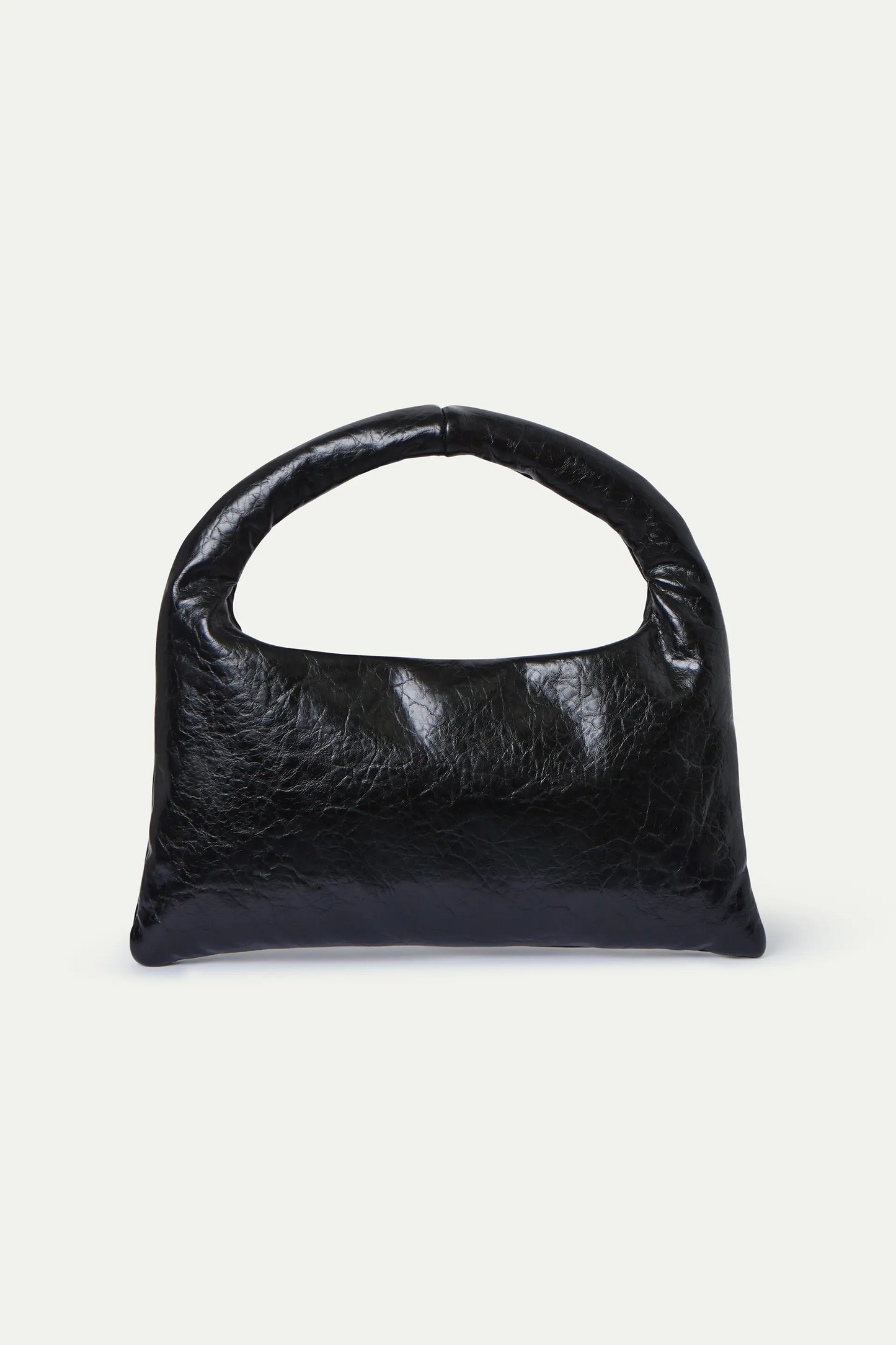 Bolso hombro cuero sintético negro