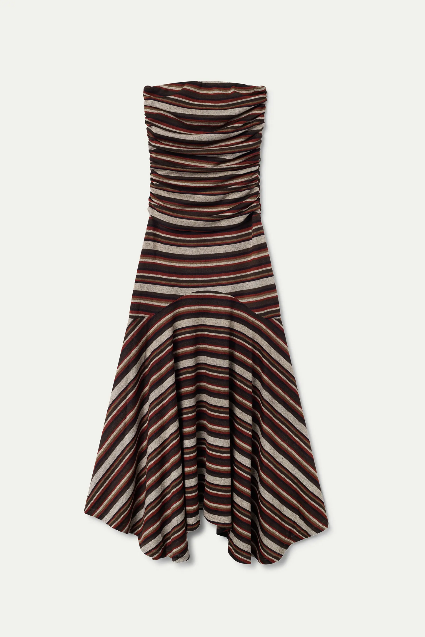 Vestido Midi rayas multicolor