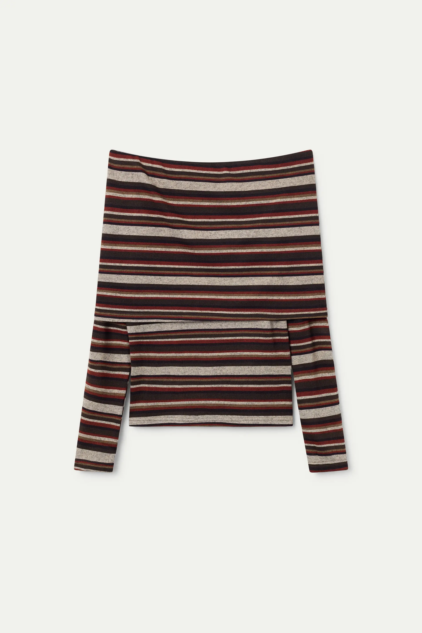 Top de rayas multicolor